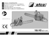 Efco 165/46 HD Инструкция по эксплуатации