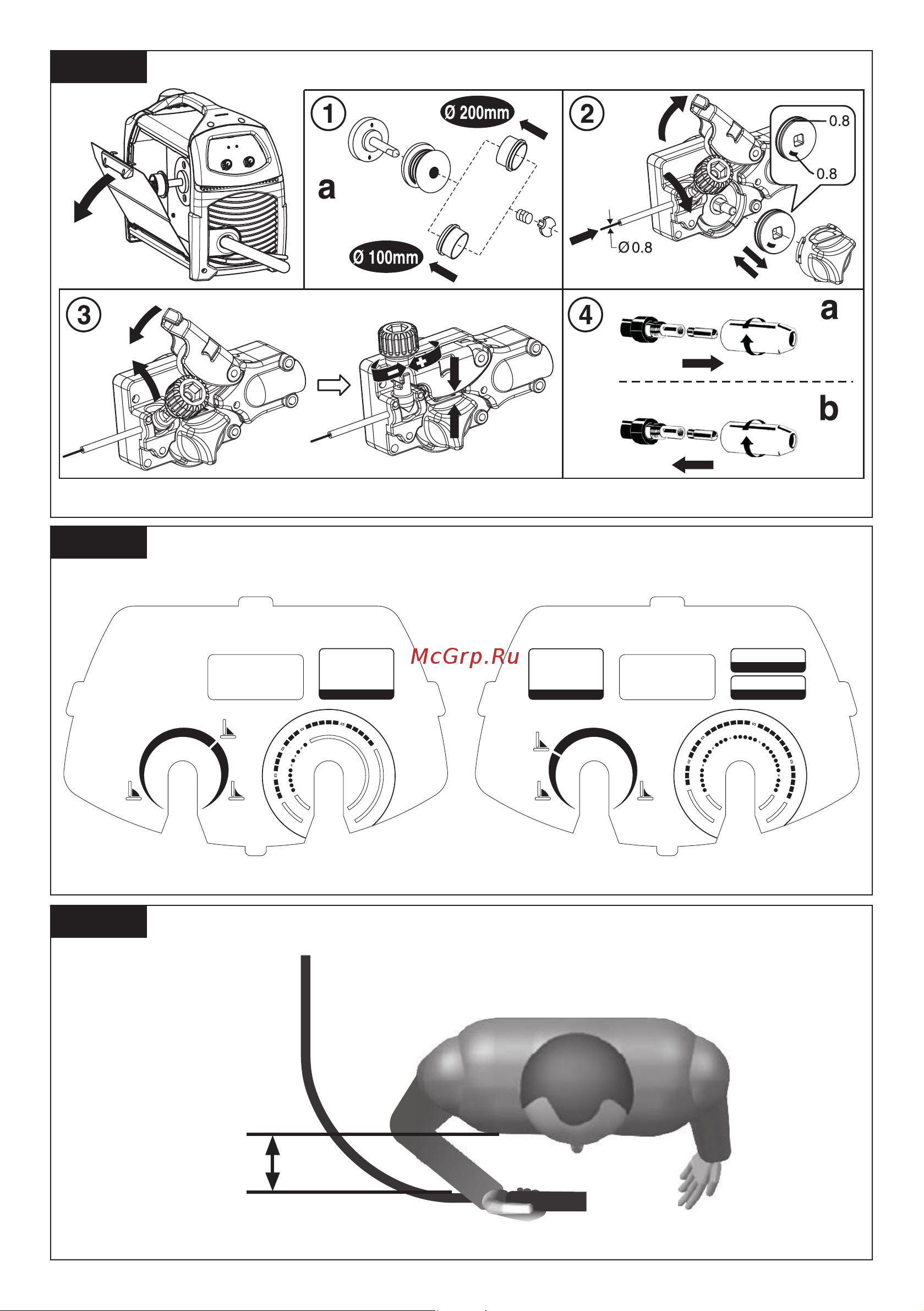 Telwin Technomig 180 Dual Synergic EURO 230 V (816054) Инструкция по эксплуатации онлайн [12/16] 661709
