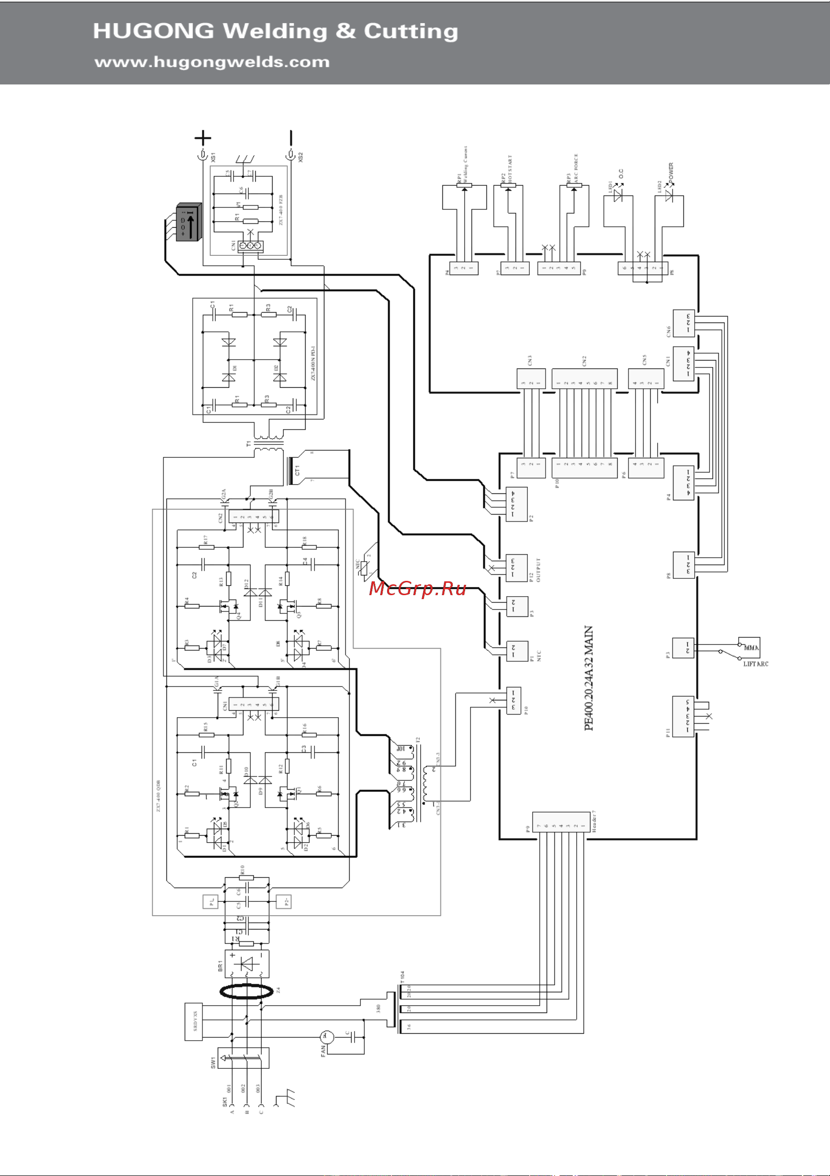 Hugong INVERDELTA 400 III Инструкция по эксплуатации онлайн [21/24] 661714