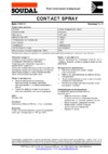 Soudal CONTACT SPRAY (119715) Инструкция по эксплуатации