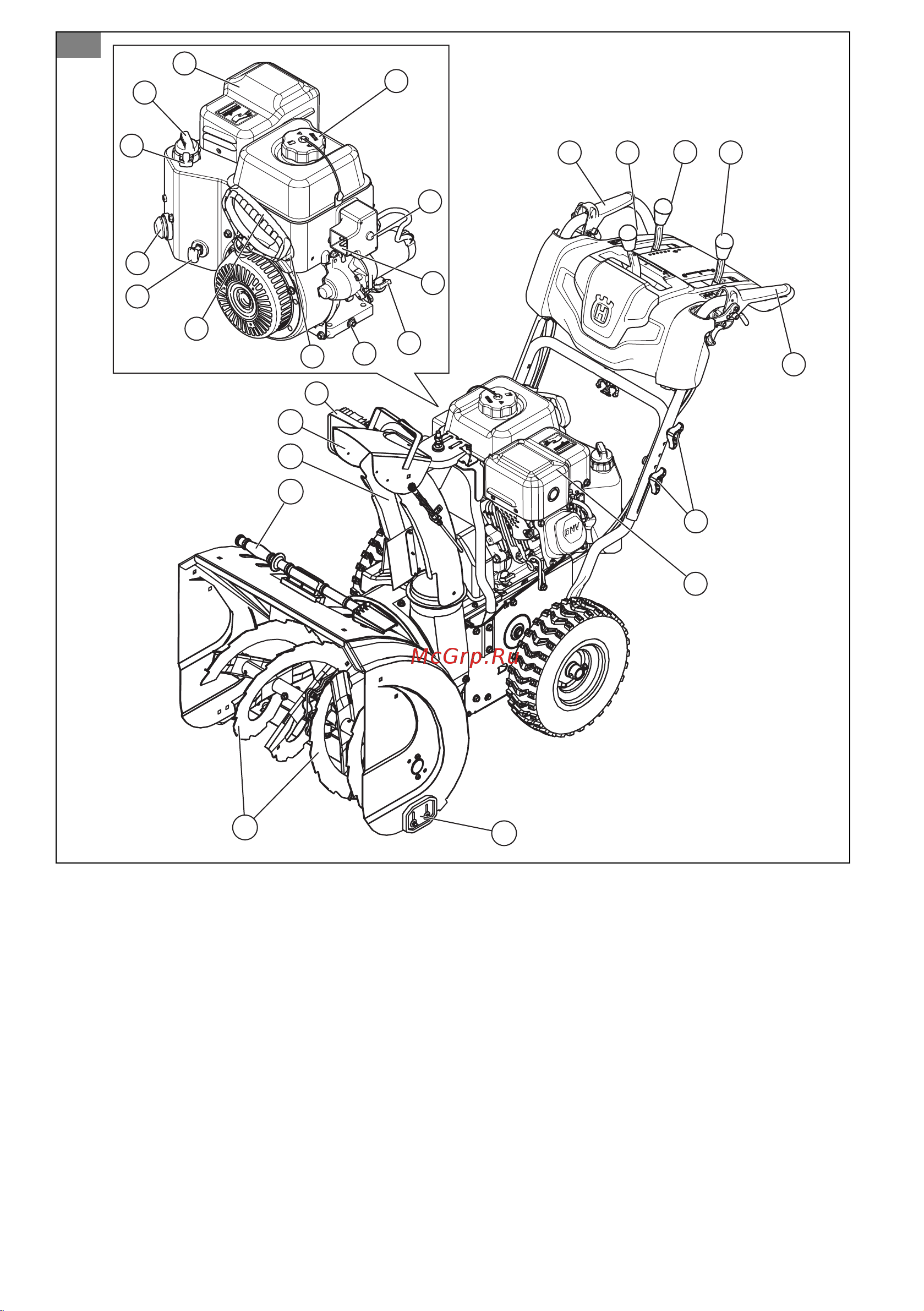 Husqvarna ST230 (9704692-01) Инструкция по эксплуатации онлайн [2/116] 669732