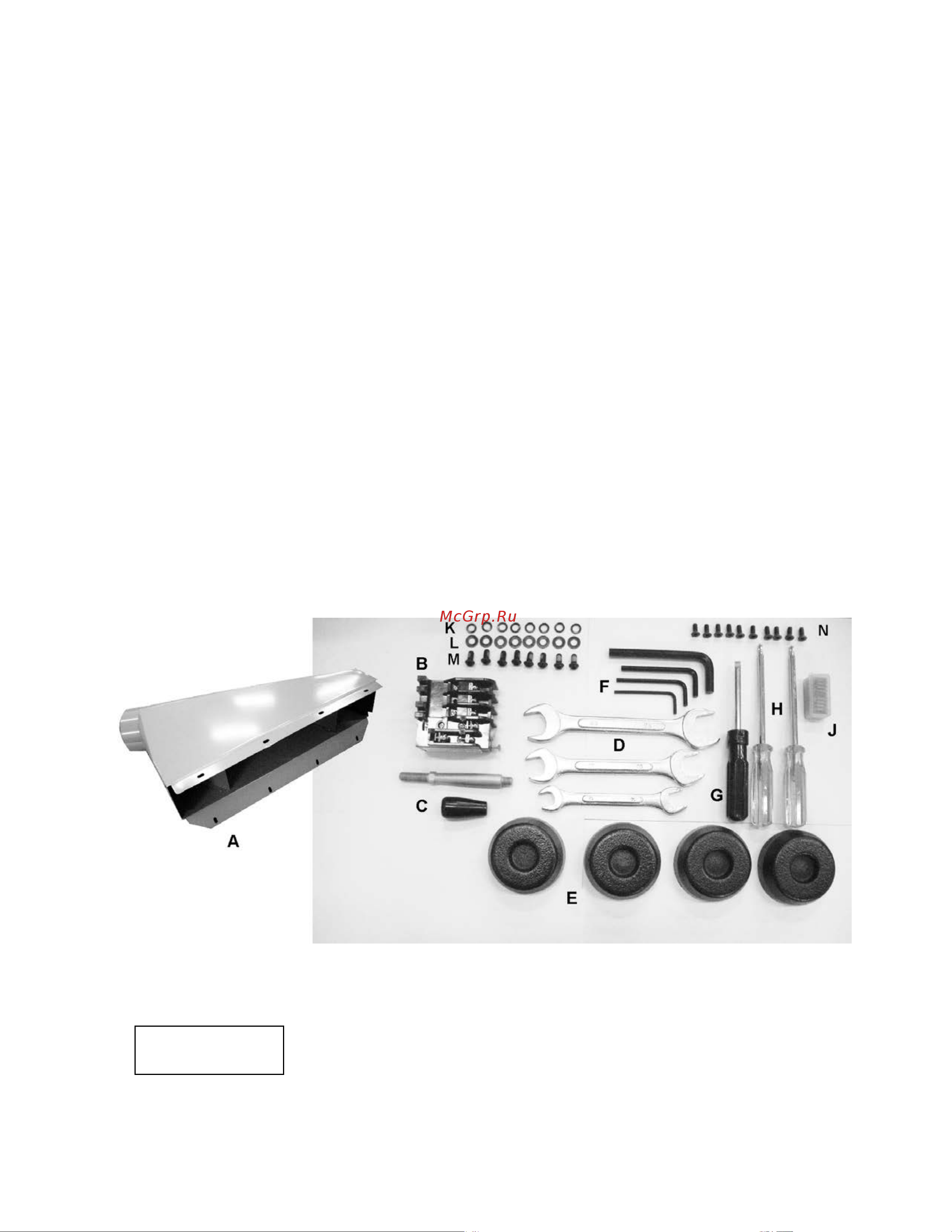 Jet WP2510 [7/44] Содержимое транспортировочного контейнера