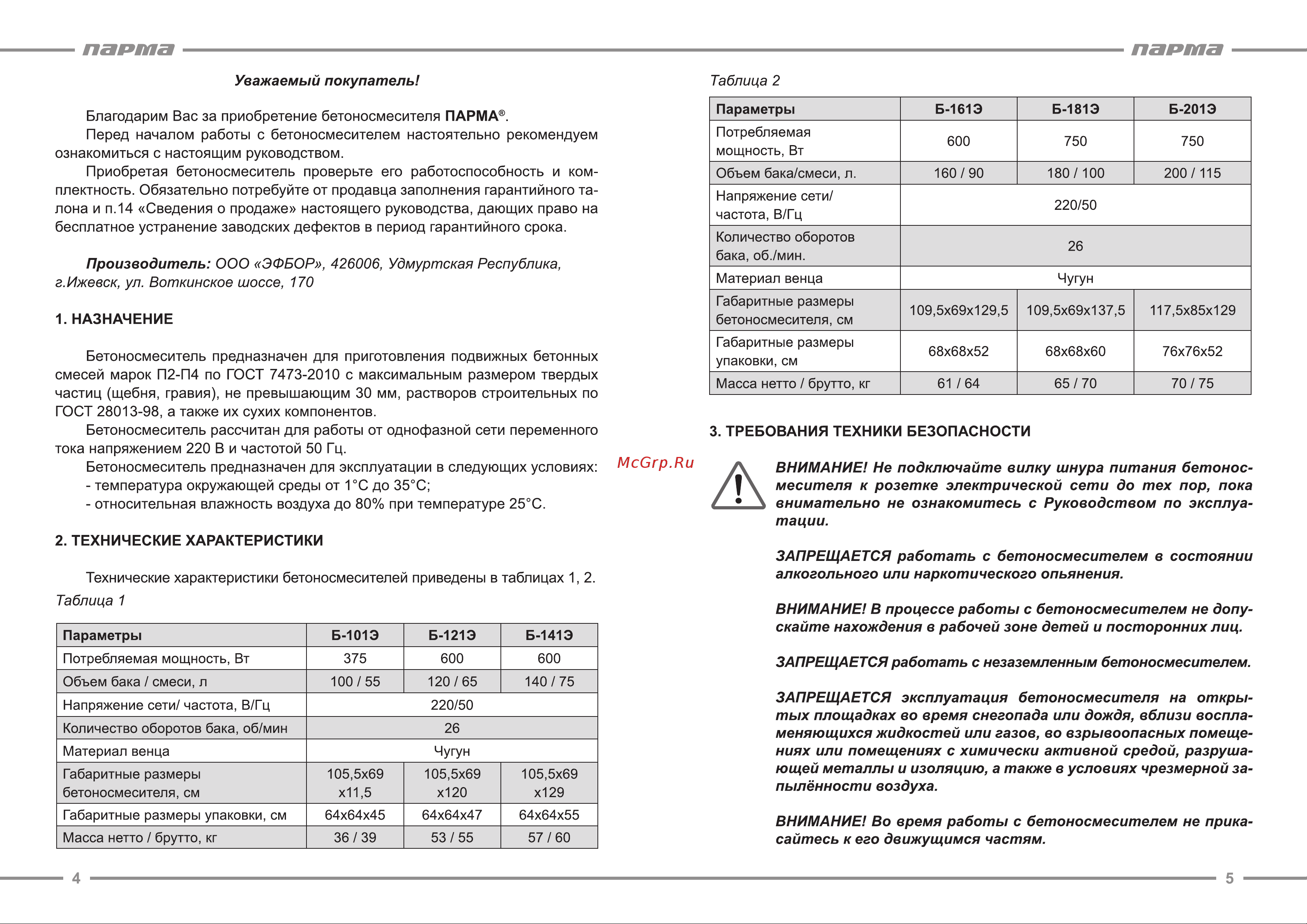 Парма Б-201-Э [3/13] Парта парта