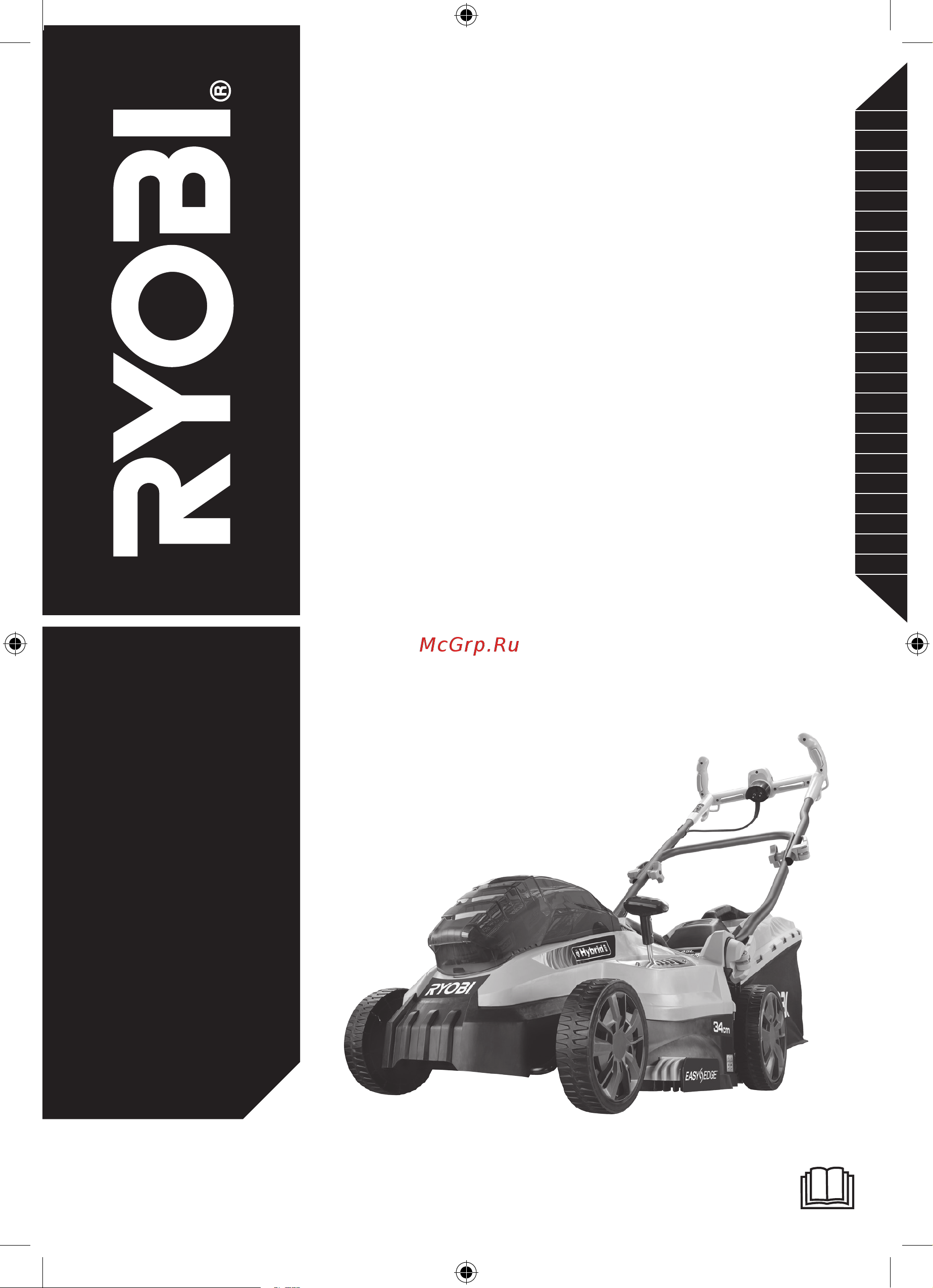 Ryobi OLM1834H без акк. и з.у Инструкция по эксплуатации онлайн