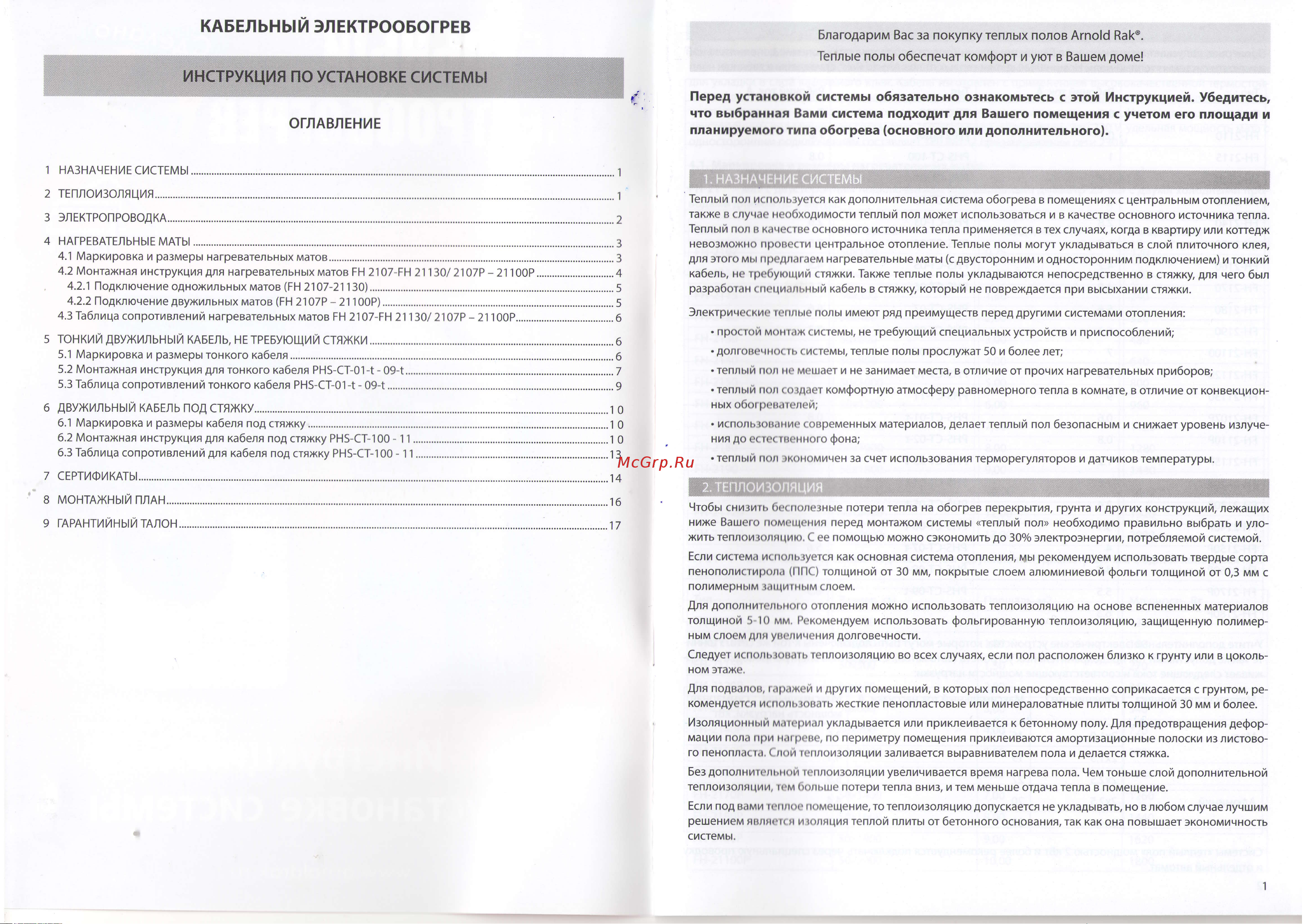 ARNOLD RAK PHS-CT-07 Инструкция по эксплуатации онлайн