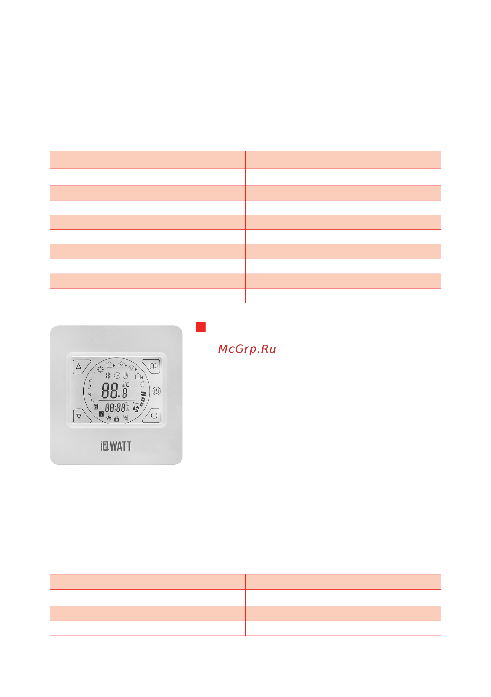 IQWATT IQ Floor Mat-4,0 [13/20] Терморегулятор c сенсорным дисплеем iq thermostat ts