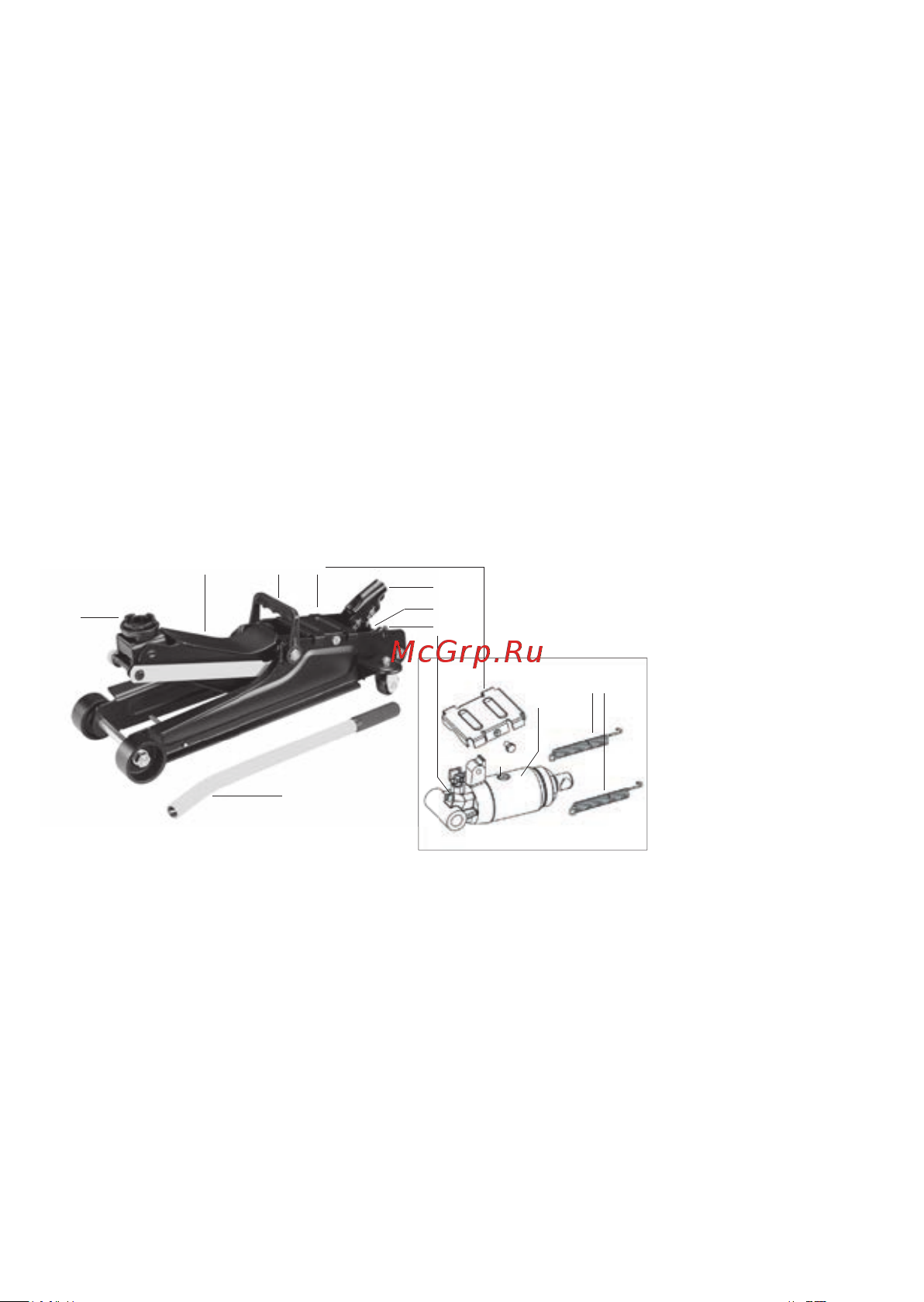 BERGER BG1277 [3/6] Устройство домкрата на примере модели bg1279