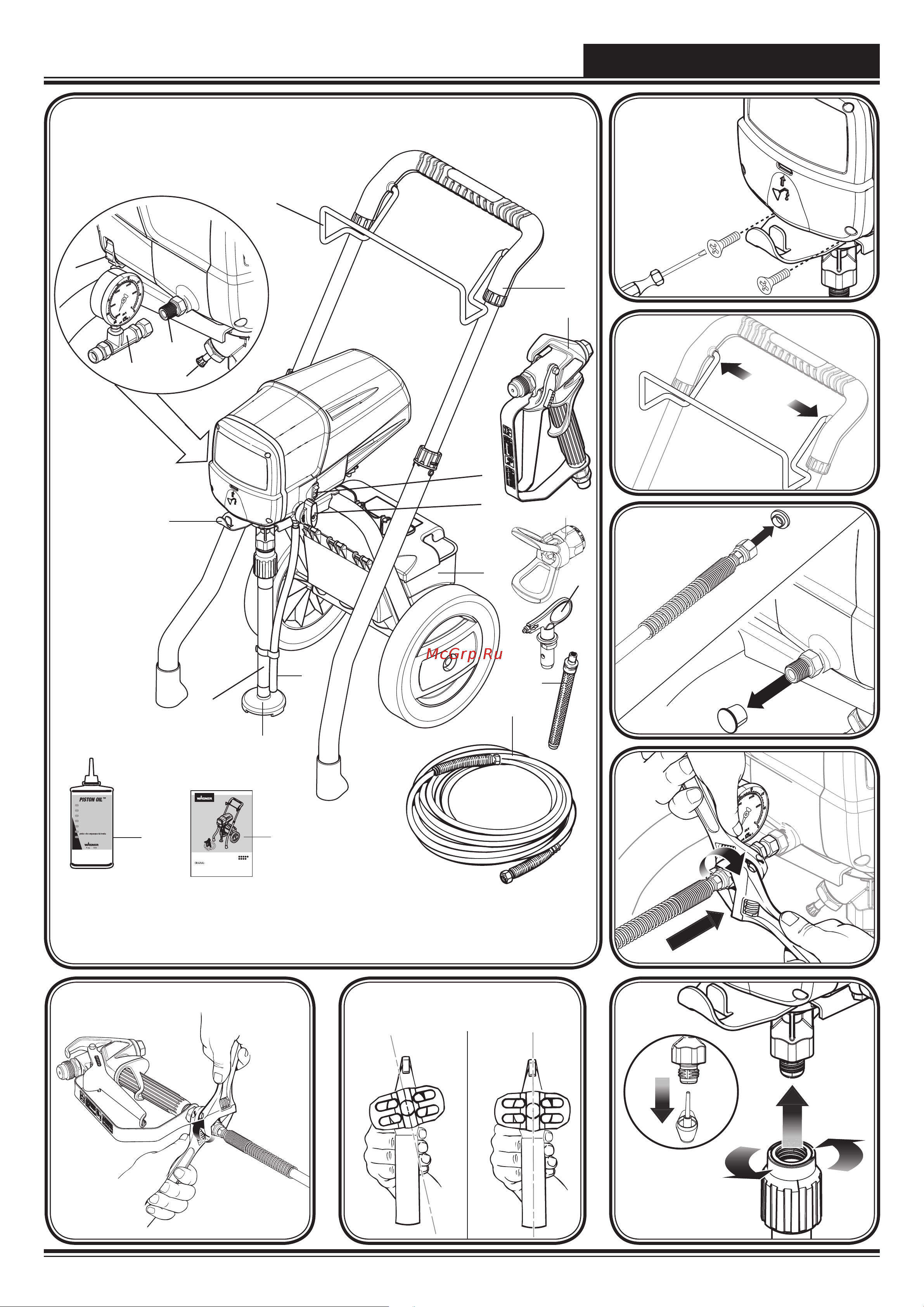 Wagner PowerPainter 90 EXTRA (2401275) Инструкция по эксплуатации онлайн [2/164] 663587