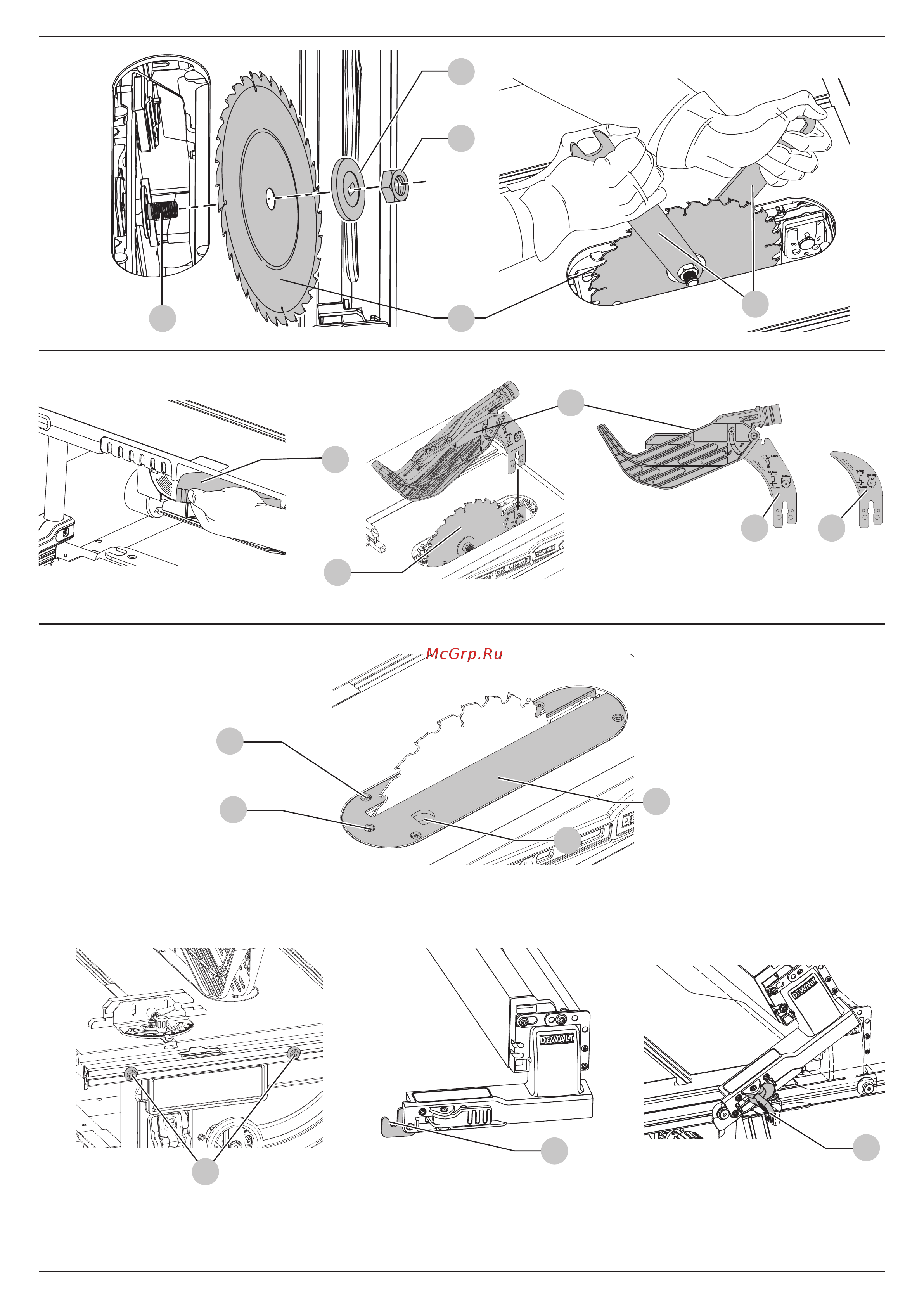 Dewalt DWE7492 Инструкция по эксплуатации онлайн [3/32] 664079