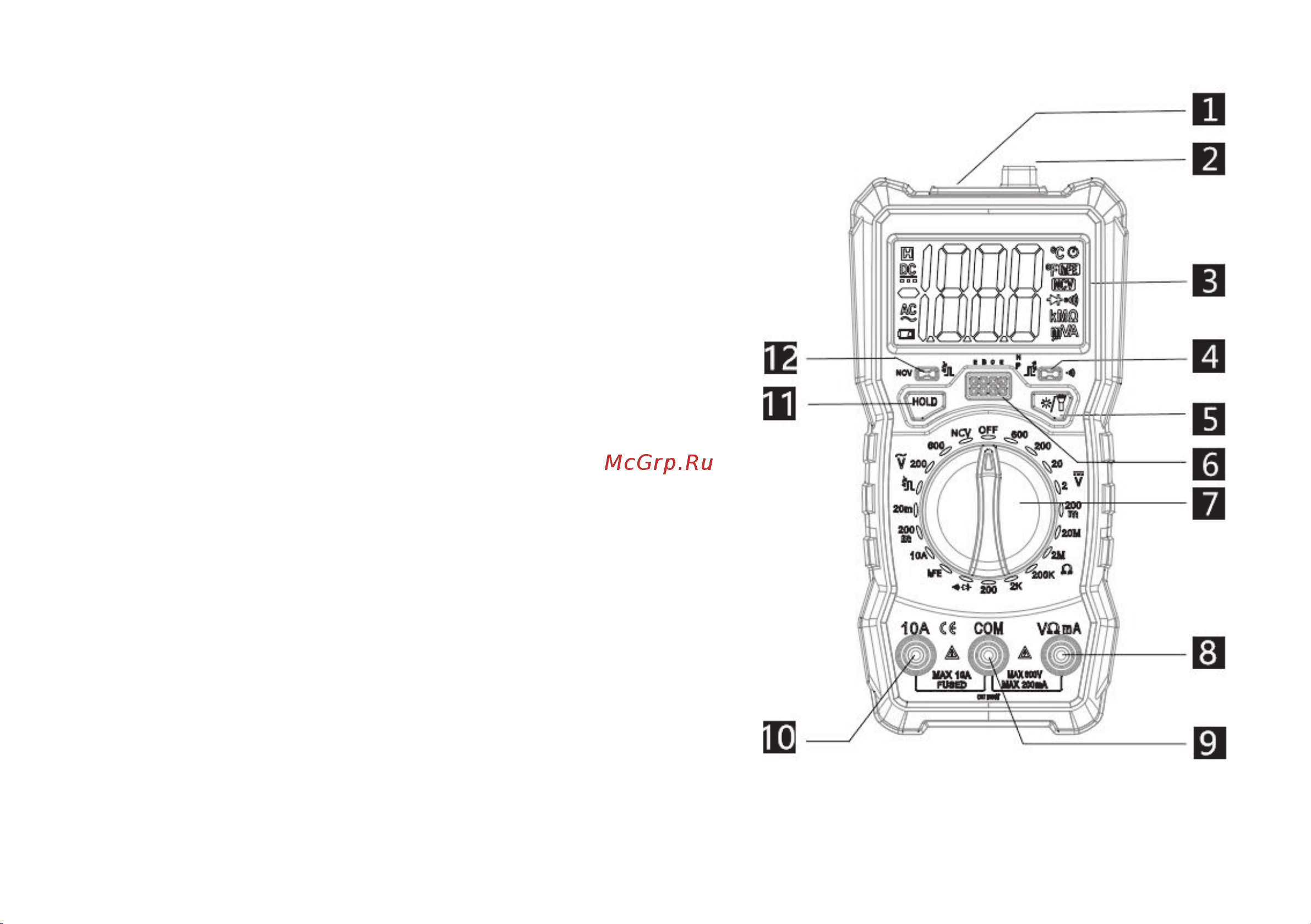 Crown CT44051 [2/35] Panel indication