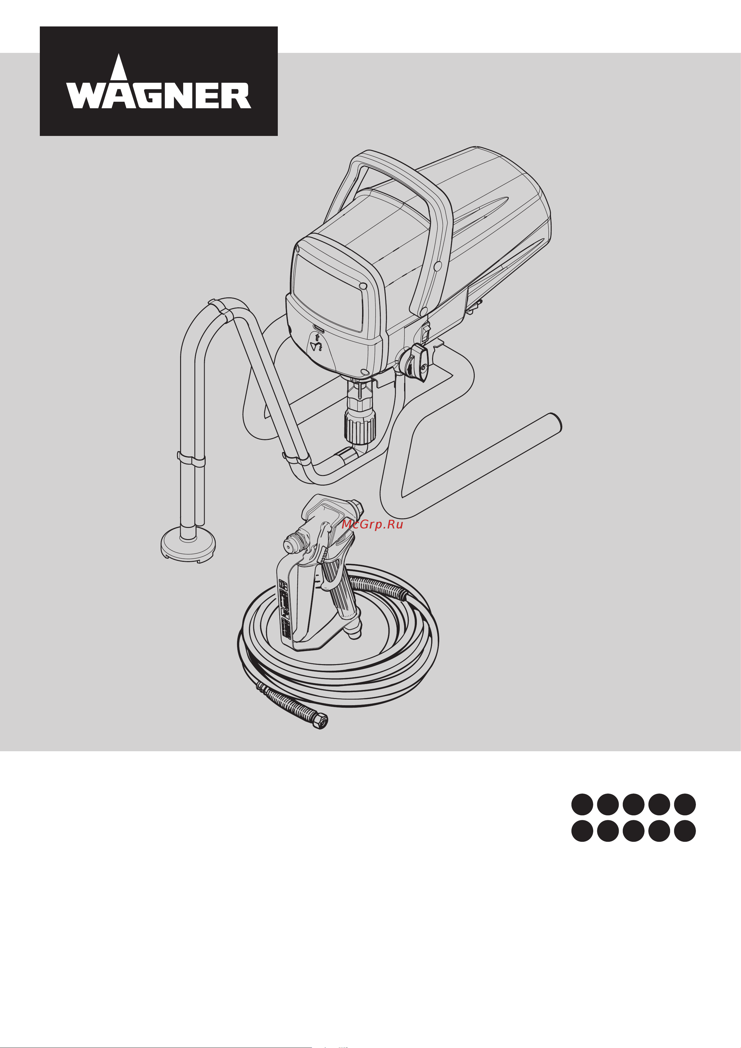 Wagner PowerPainter 90 Extra HEA (2414079) Инструкция по эксплуатации онлайн