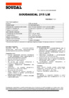 Soudal 105022 Soudaseal 215 LM Инструкция по эксплуатации