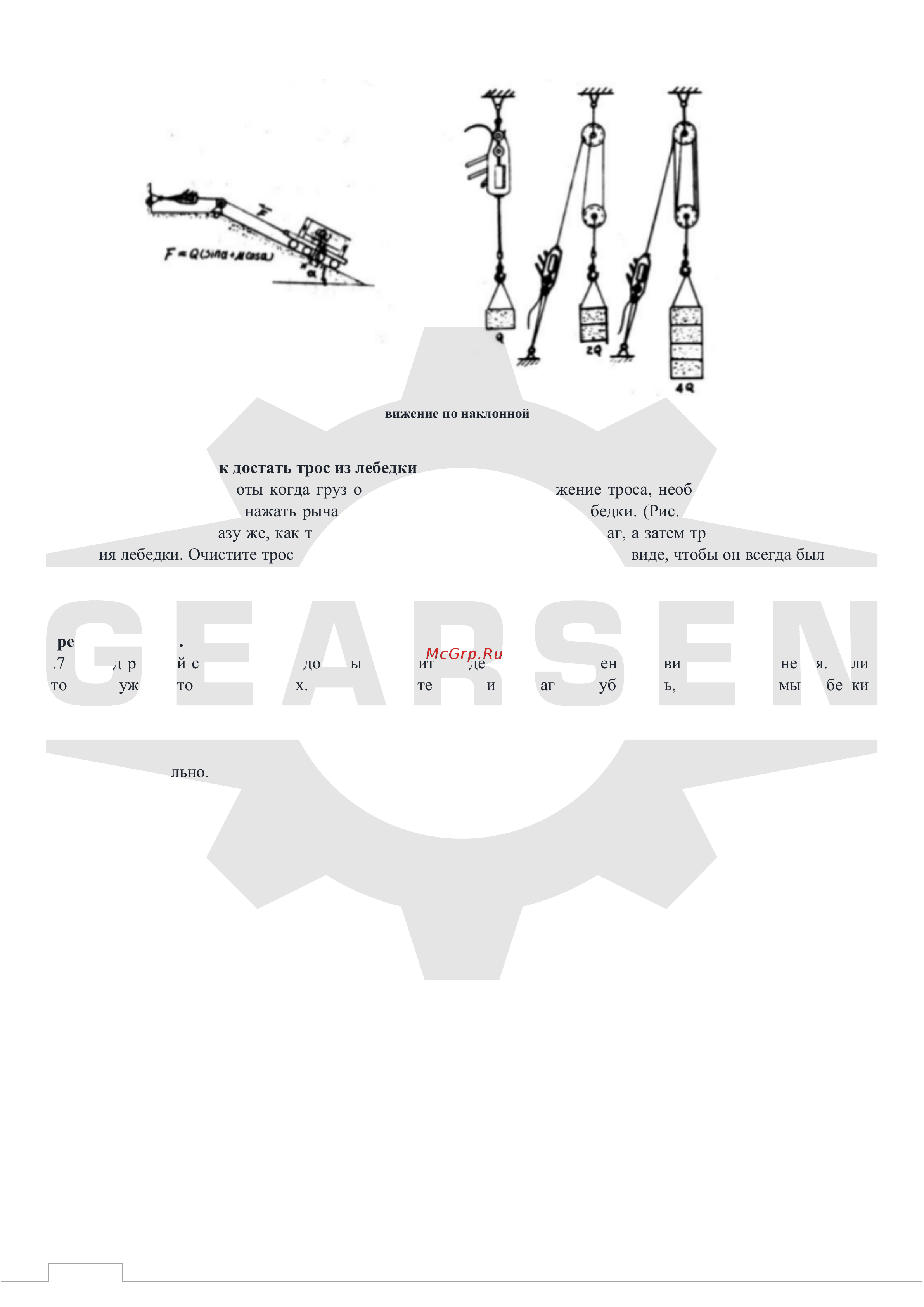 GEARSEN MTM 3200кг, канат 20м Инструкция по эксплуатации онлайн [6/11] 664700