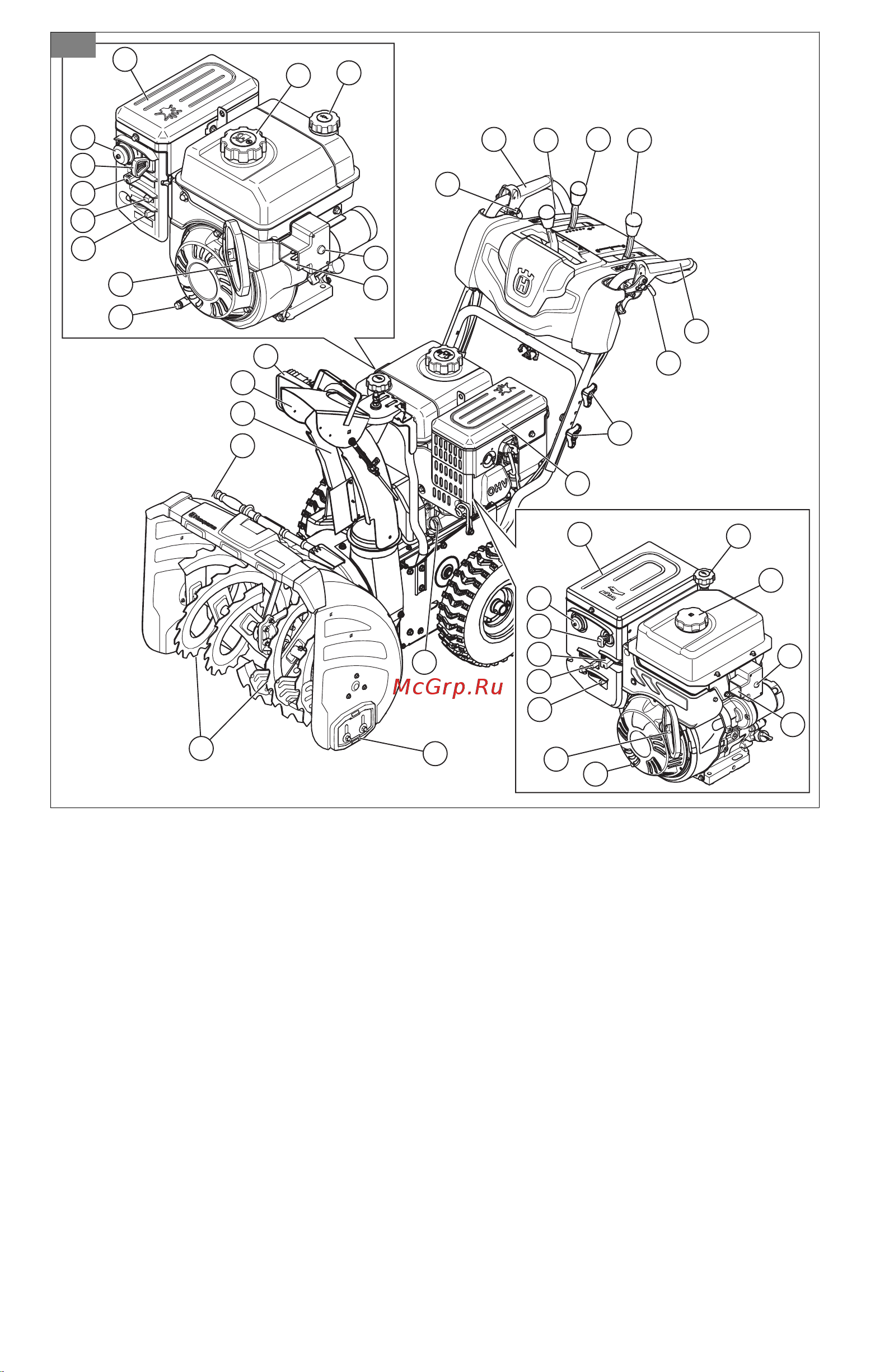 Husqvarna ST 327 Инструкция по эксплуатации онлайн [2/124] 664801