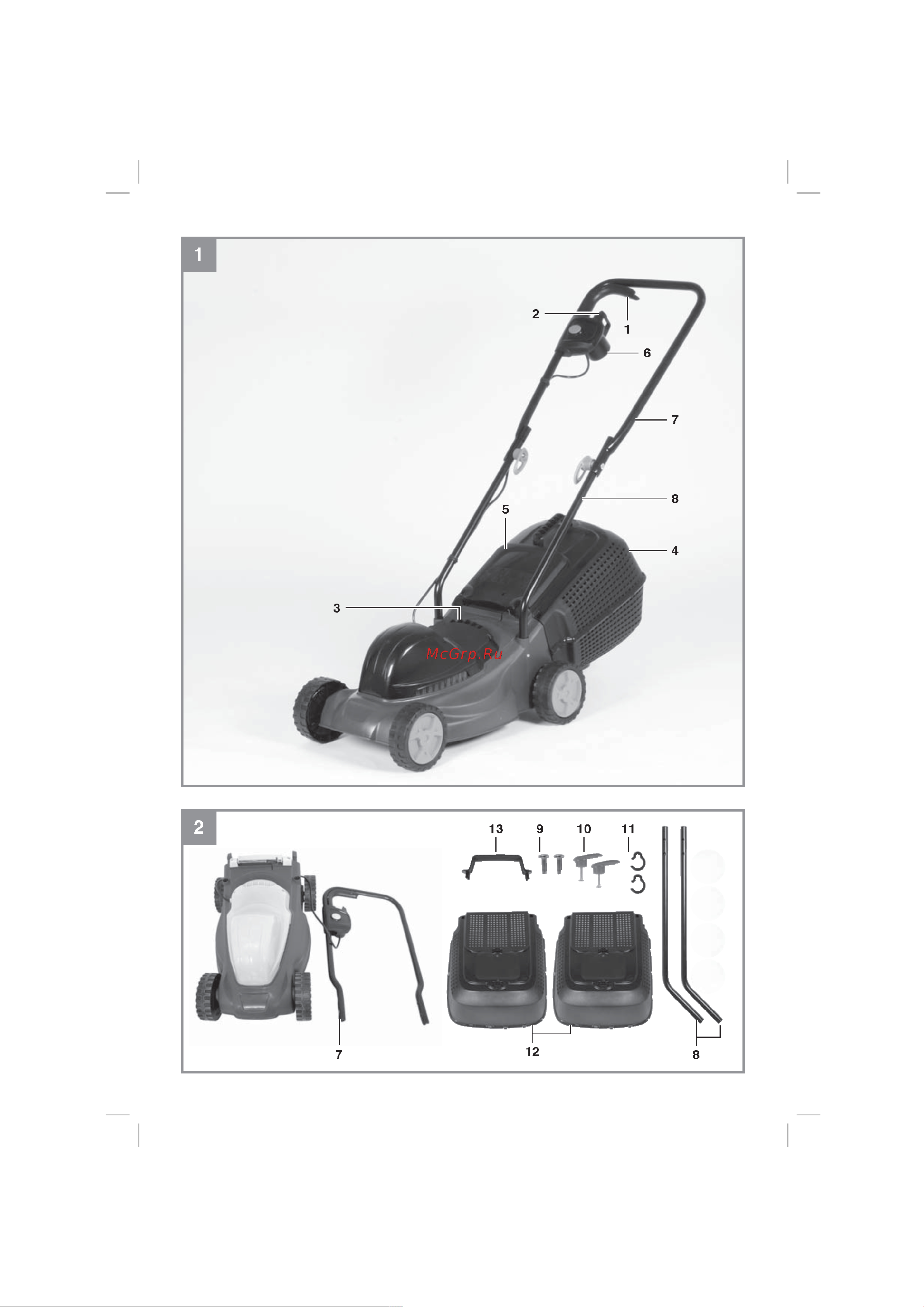 Einhell GC-EM 1437 3400285 Инструкция по эксплуатации онлайн [2/17] 664804