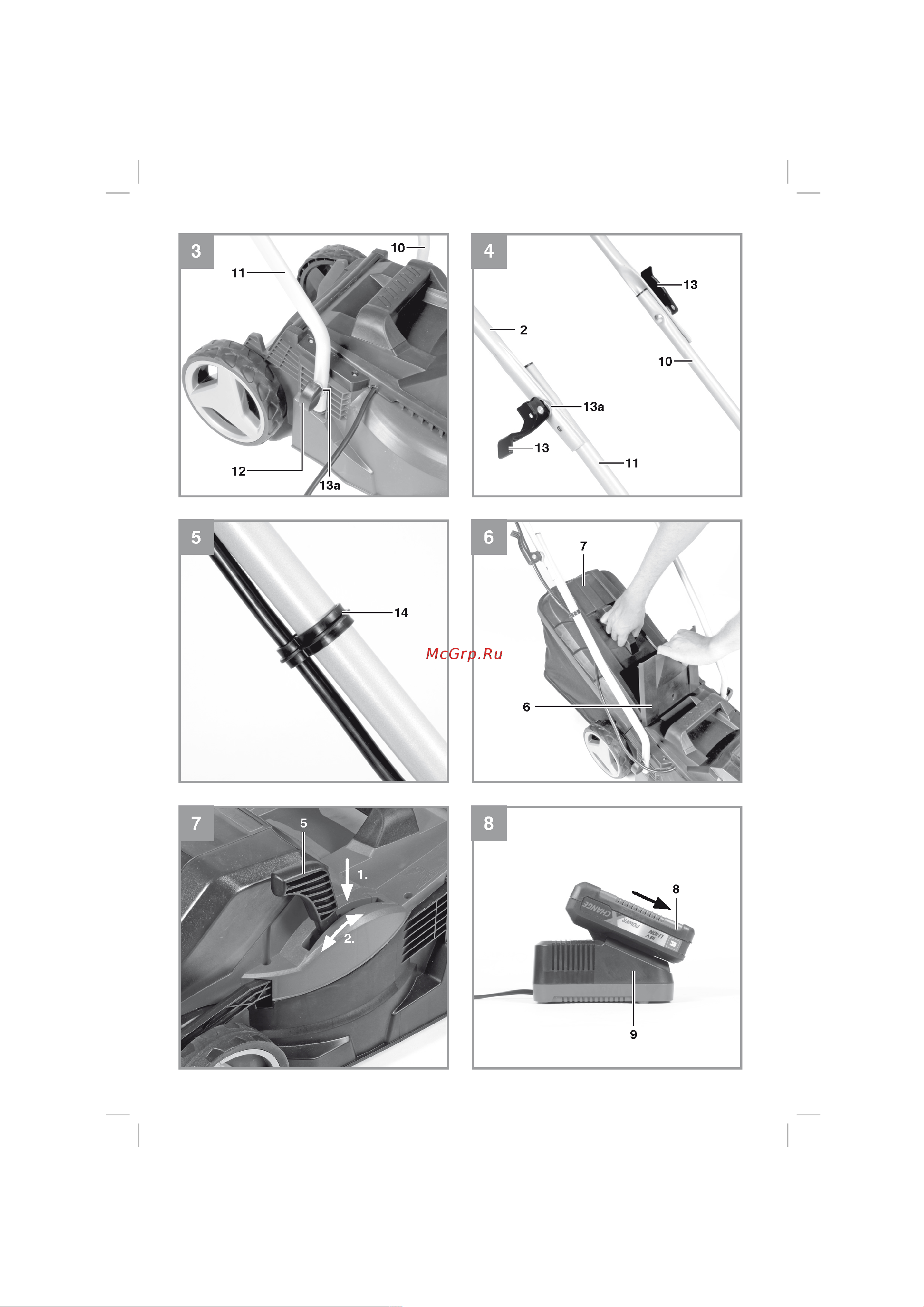 Einhell PXC GE-CM 18/33 Li 4 А*ч 3413260 Инструкция по эксплуатации онлайн [3/18] 860339