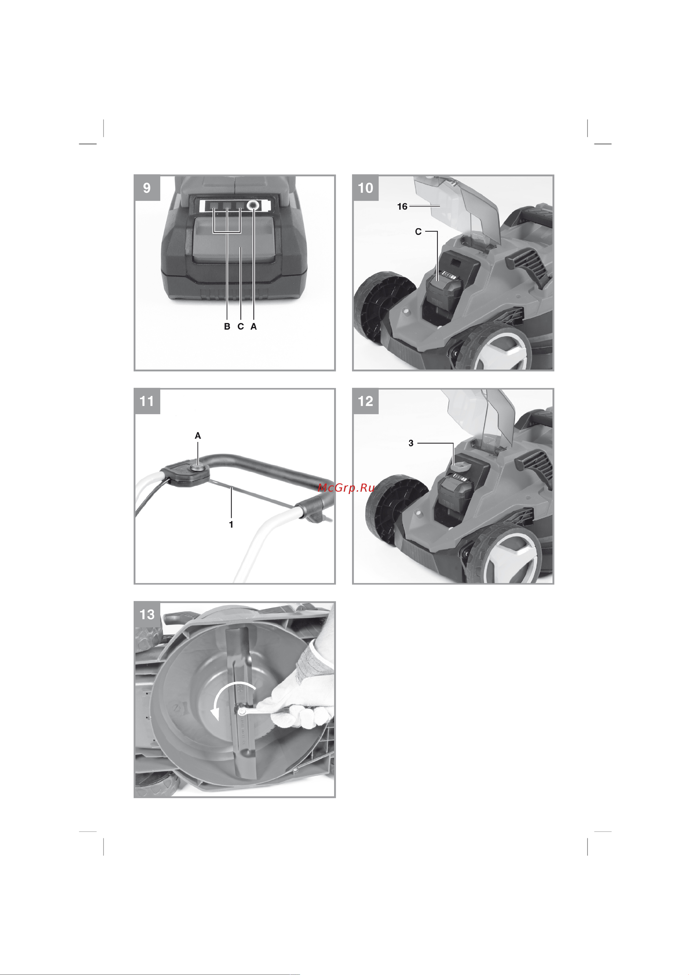 Einhell PXC GE-CM 18/33 Li 4 А*ч 3413260 Инструкция по эксплуатации онлайн [4/18] 860339