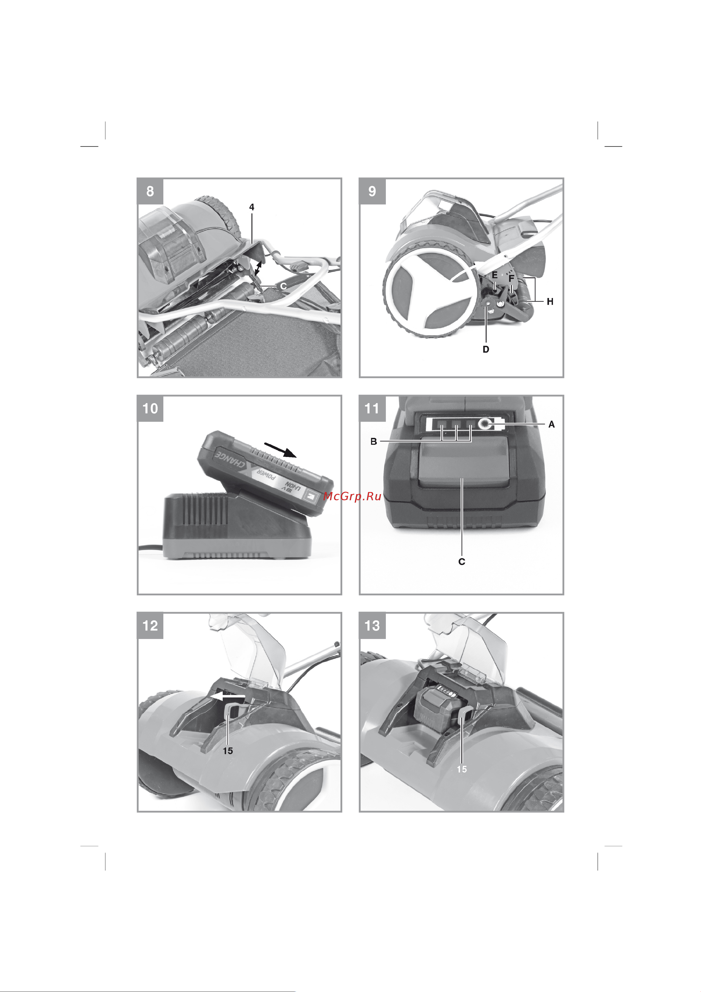 Einhell PXC GE-HM 18/38 Li-Solo 3414200 Инструкция по эксплуатации онлайн [4/17] 860343