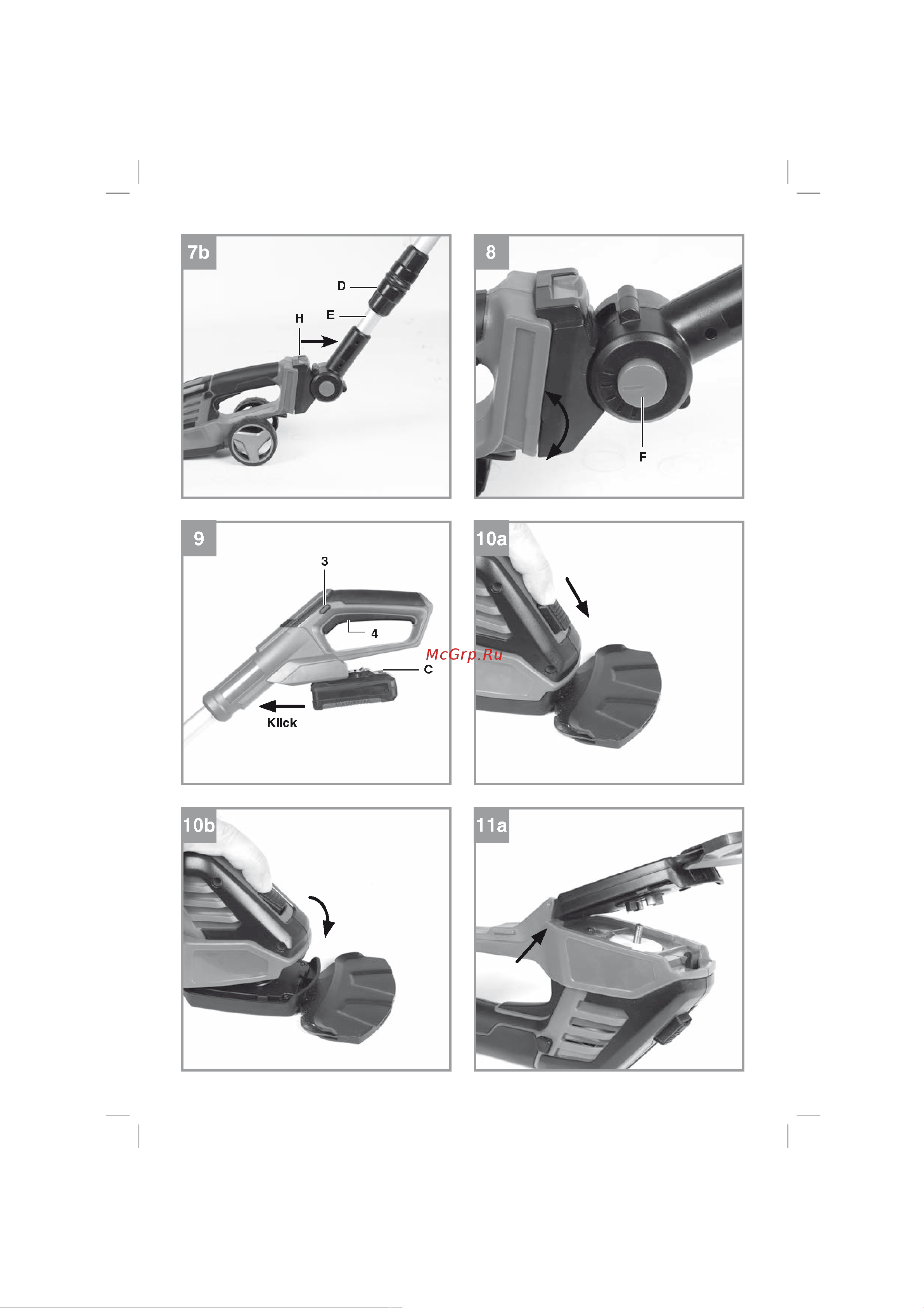 Einhell PXC GE-CG 18/100 Li T-Solo 3410310 Инструкция по эксплуатации онлайн [4/15] 862132