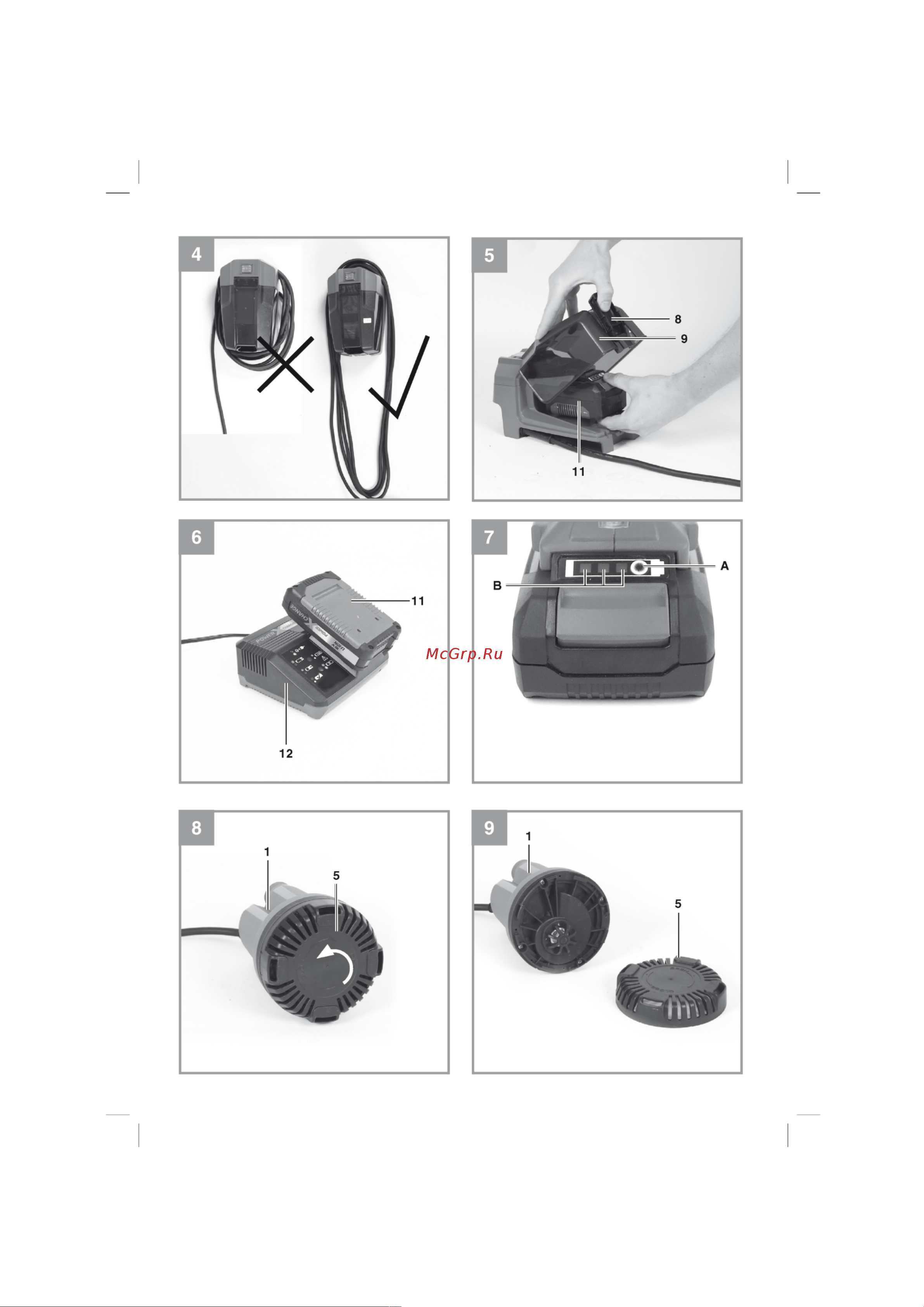 Einhell PXC GE-SP 18 Li - Solo 4181500 Инструкция по эксплуатации онлайн [3/15] 862859