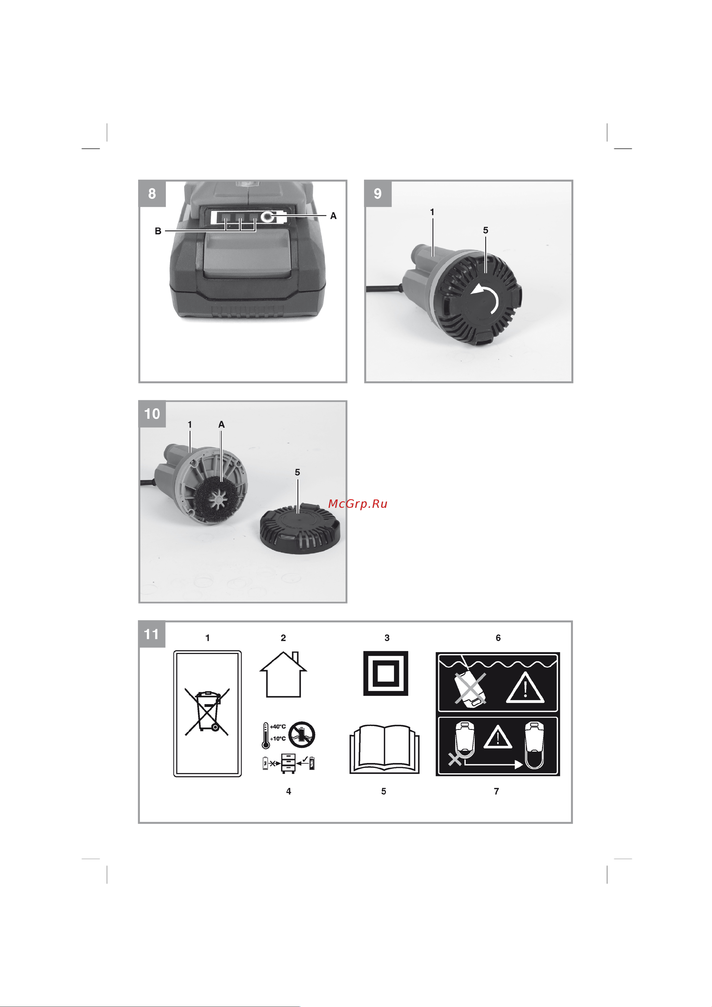 Einhell PXC GE-PP 18 RB Li-Solo 4170429 Инструкция по эксплуатации онлайн [4/15] 862858