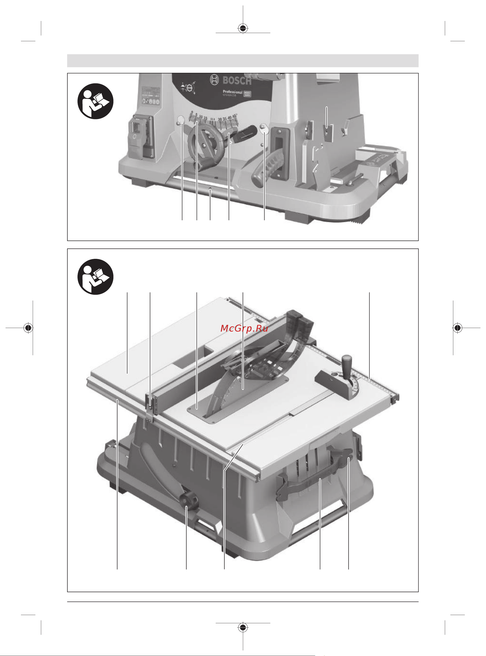 Bosch GTS 635-216 (0601B42000) Инструкция по эксплуатации онлайн [4/468] 665409