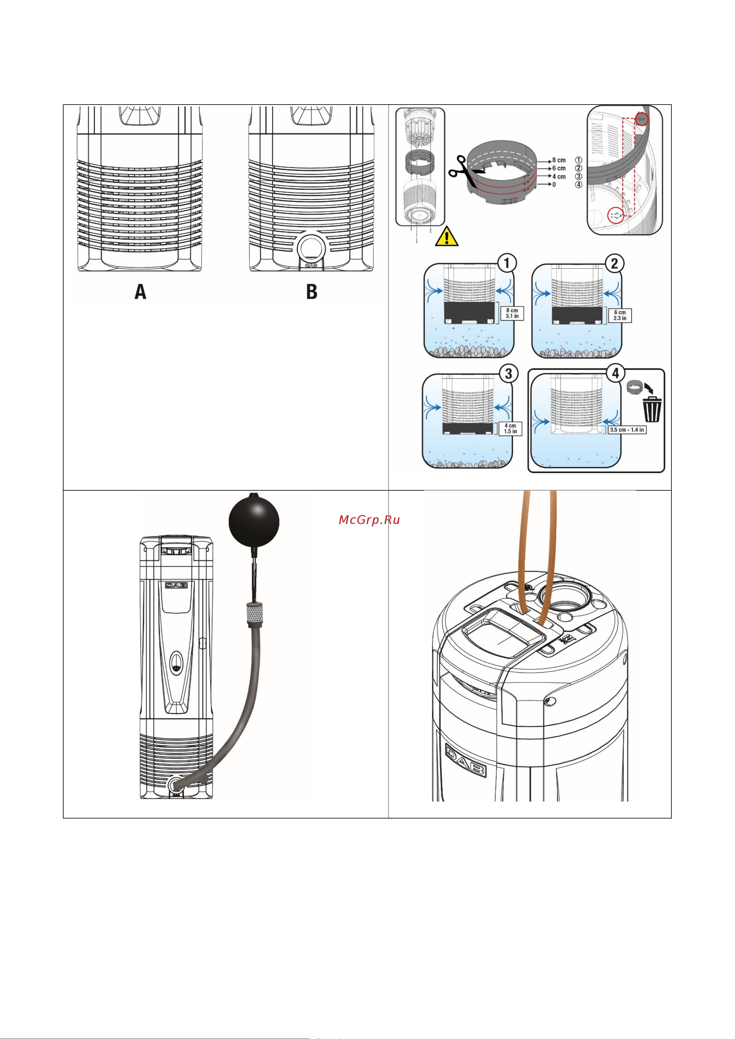 DAB DTRON2 45/90 230V/50Hz 60188290 Инструкция по эксплуатации онлайн [3/133] 665611