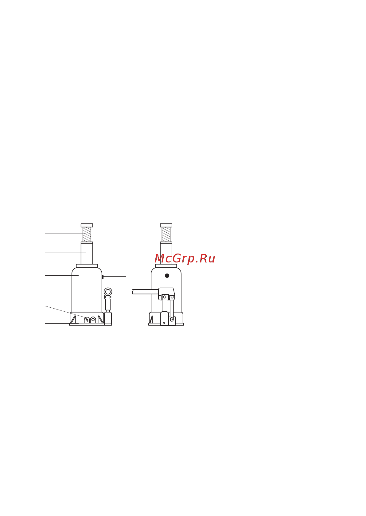 Berger BG 6т. БРУХБЕРГ BG1271 [3/6] Устройство домкрата бутылочного
