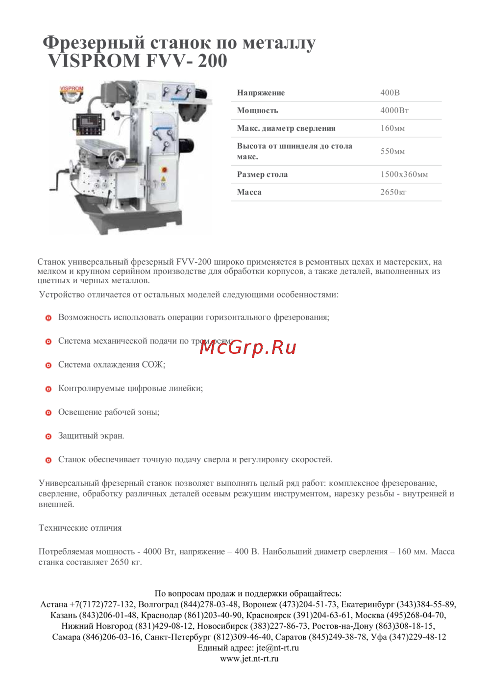Visprom FVV-200 (38301100) Инструкция по эксплуатации