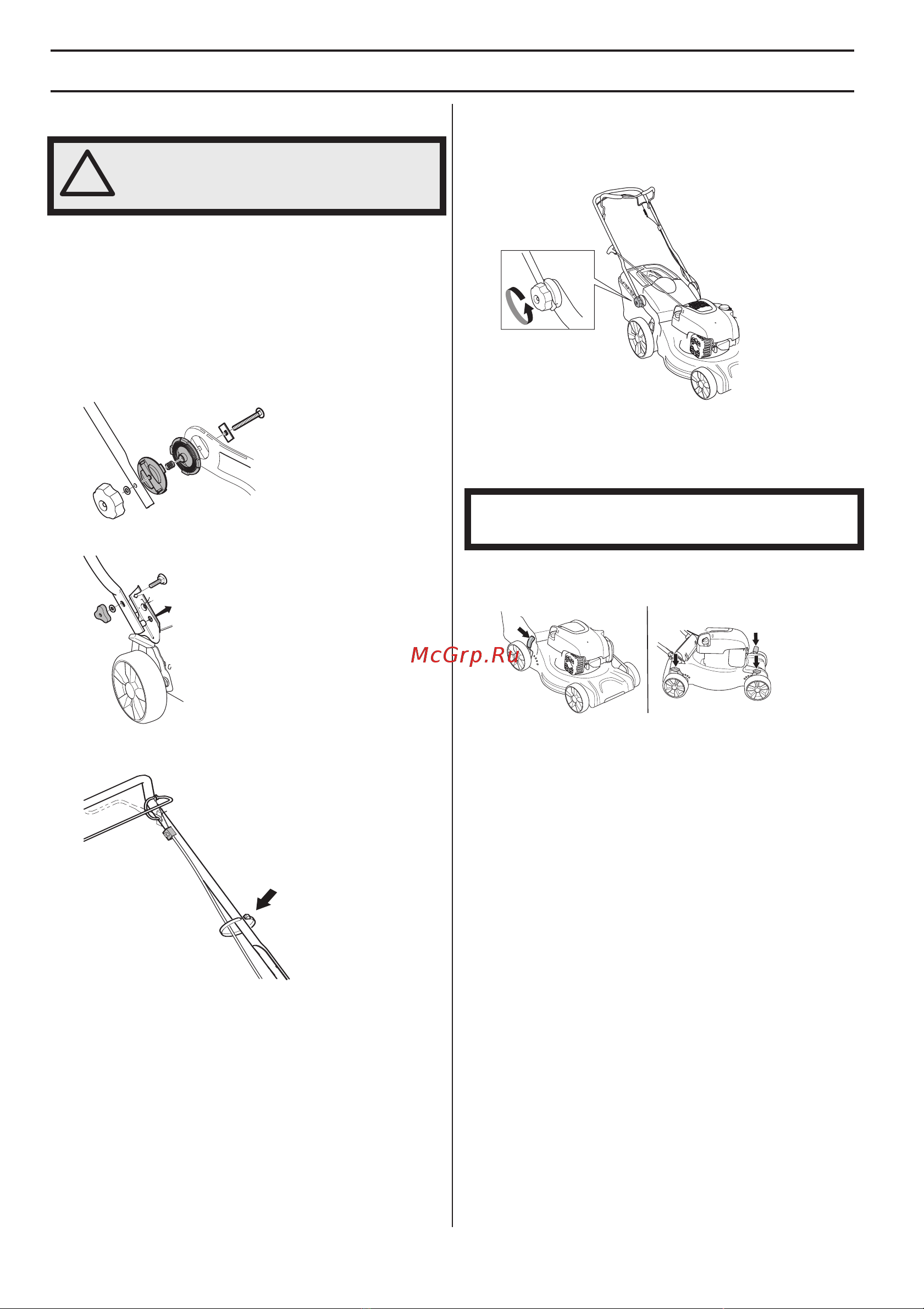 McCulloch M51-150WRPX 9673037-01 [246/420] Kokkupanek ja reguleerimine