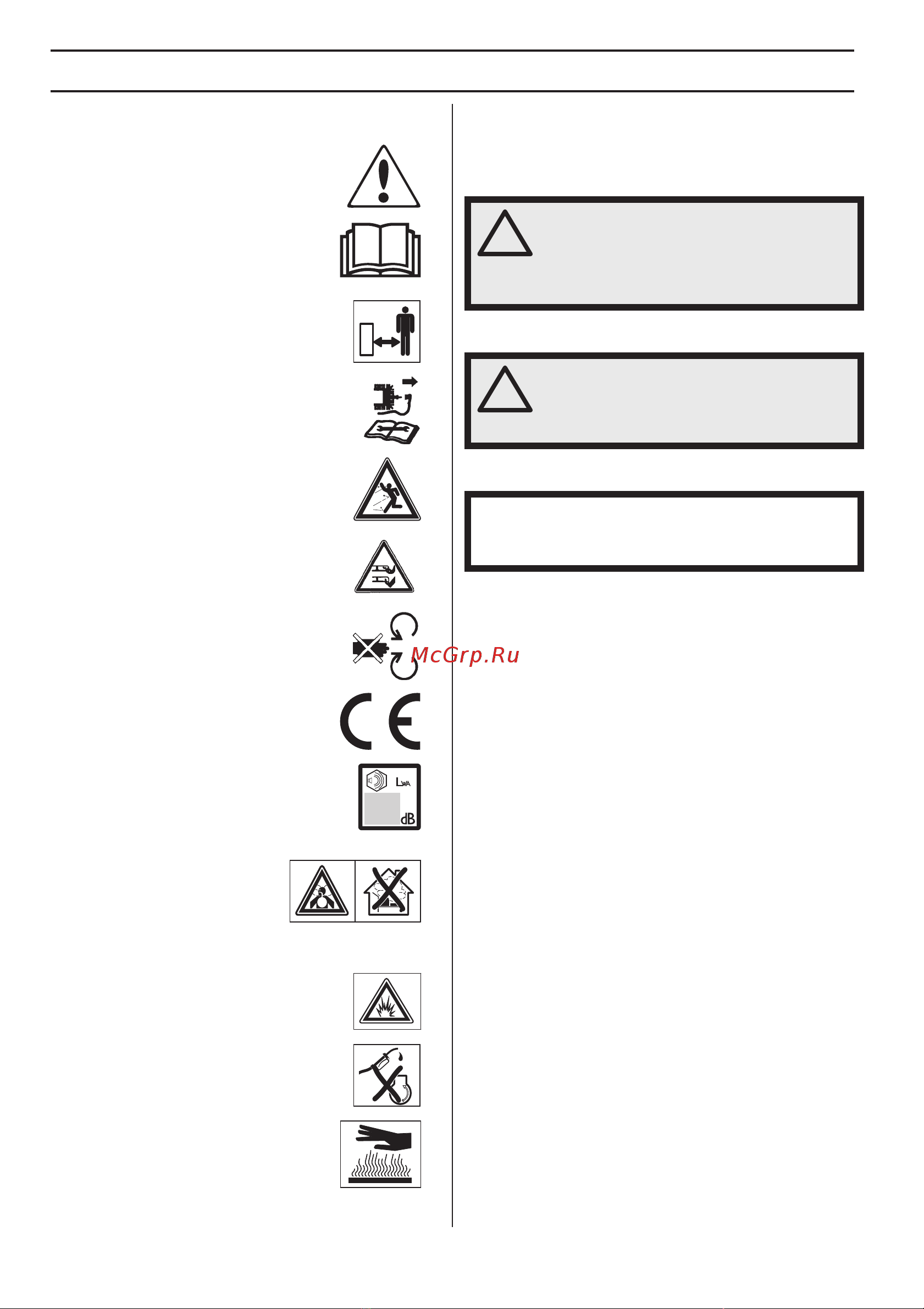 McCulloch M51-150WRPX 9673037-01 [66/420] Explanation of warning levels