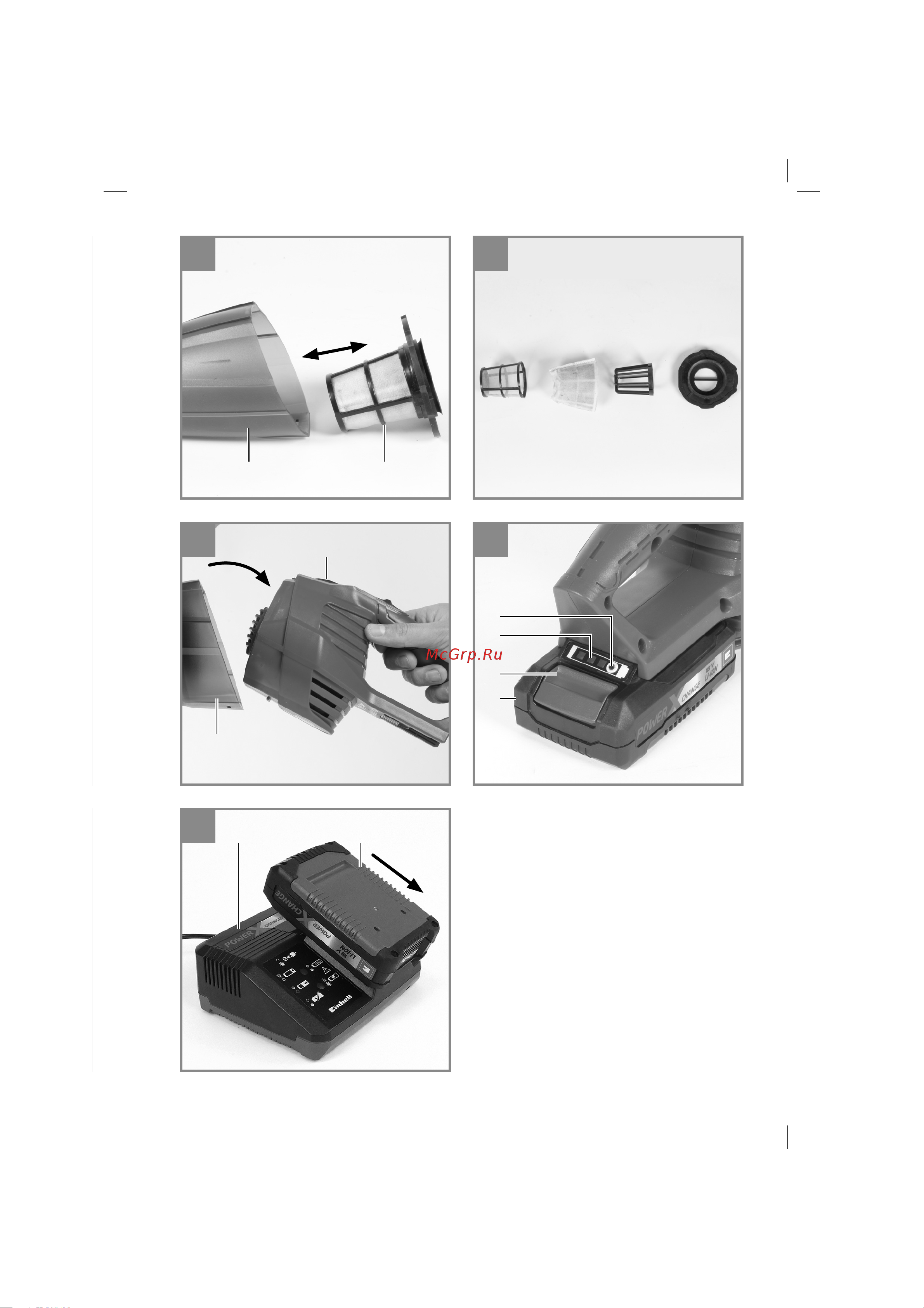 Einhell PXC TE-VC 18 Li-Solo Инструкция по эксплуатации онлайн [3/9] 863364