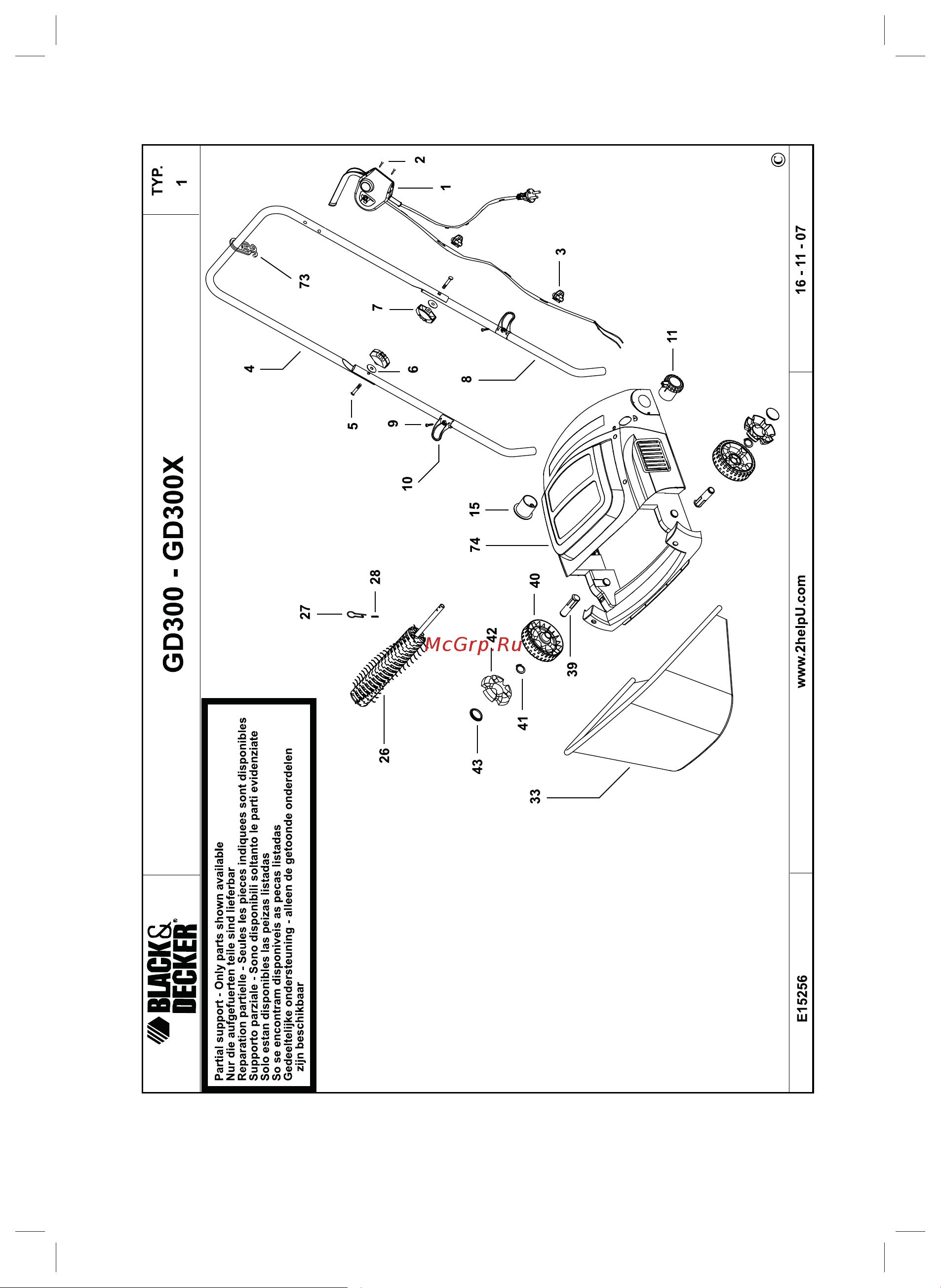 BLACK & DECKER Аэратор GD300 +Сумка BDST73821-RU Инструкция по эксплуатации онлайн [11/16] 666624