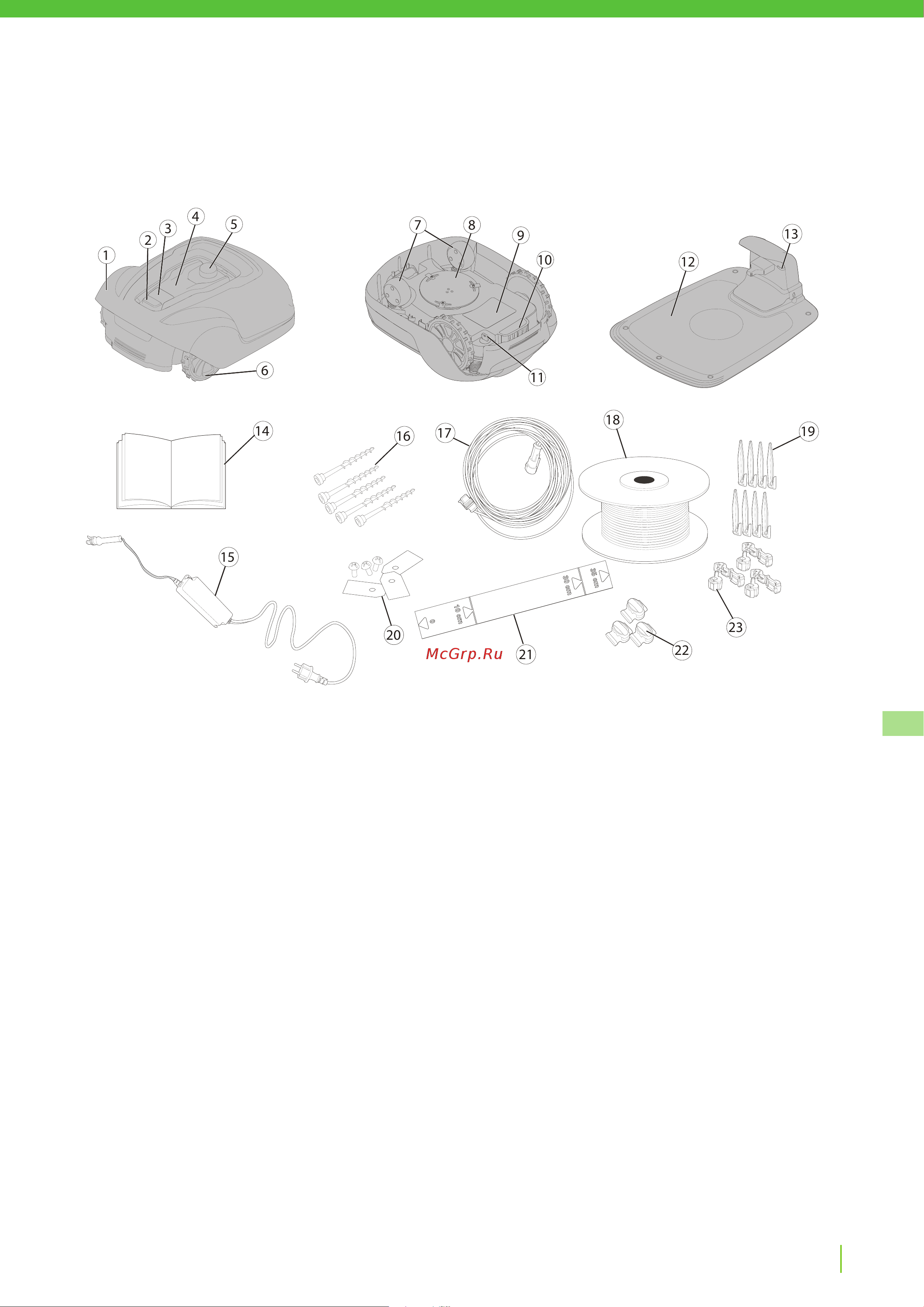 Greenworks Optimow 10 (2505507) без акк. и з.у [315/562] Udpakning af produktet