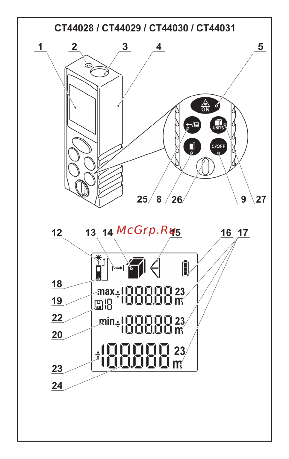 Crown CT44033 Инструкция по эксплуатации онлайн [2/27] 667045