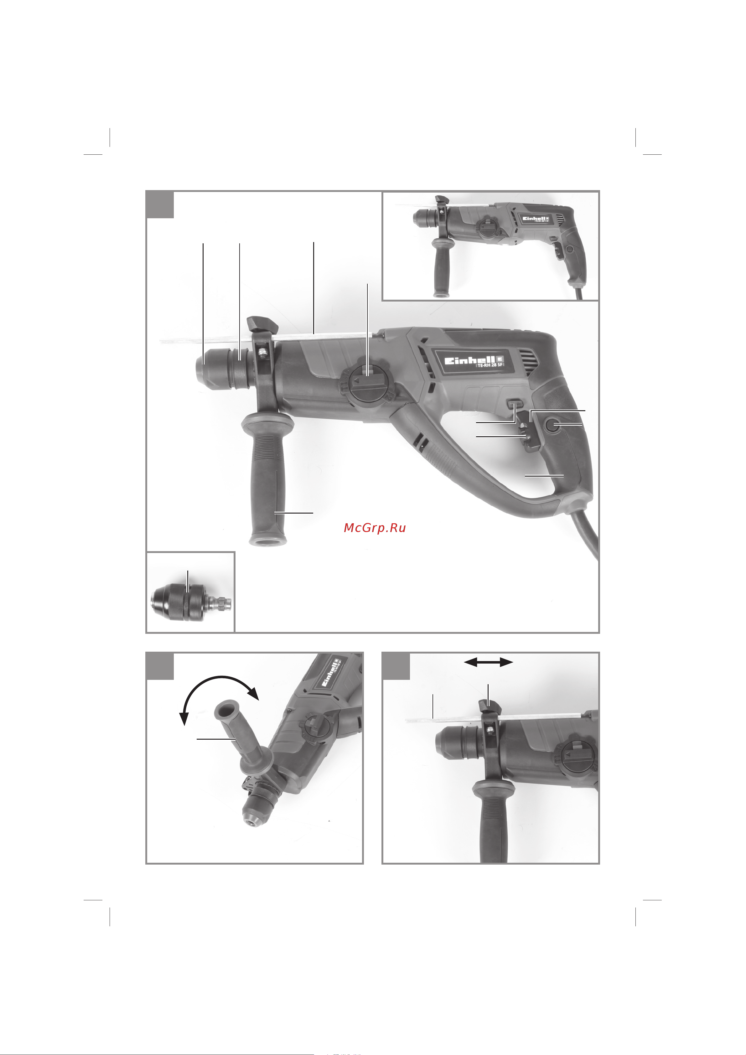 Einhell TE-RH 28 5F (4257970) Инструкция по эксплуатации онлайн [2/138] 667402