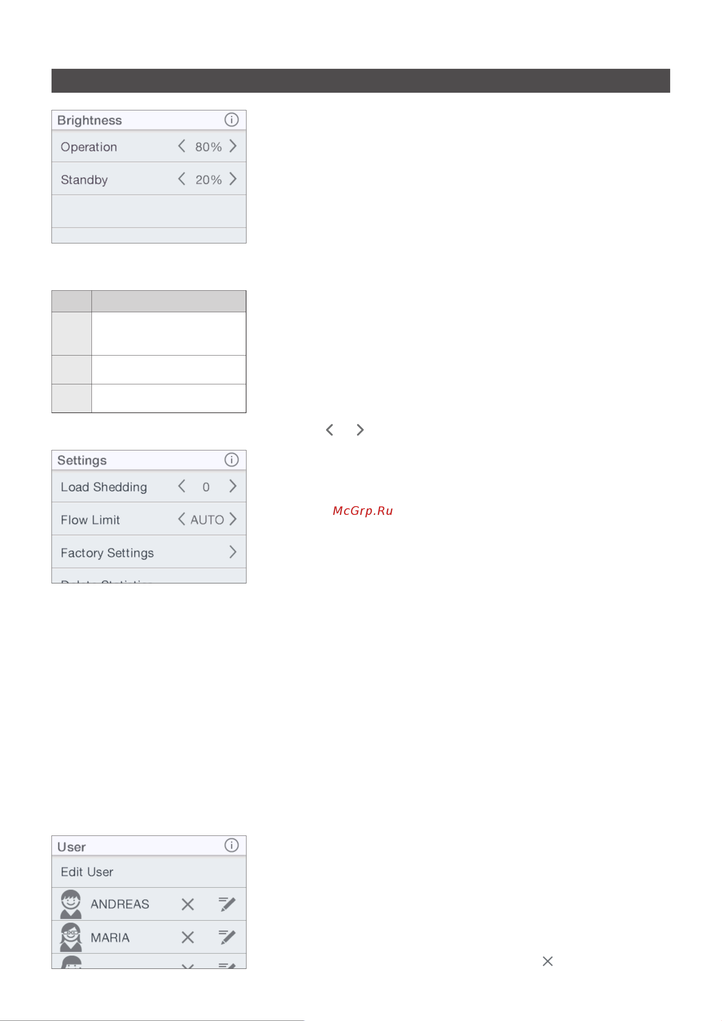Clage DSX Touch (039535) [9/29] User пользователь