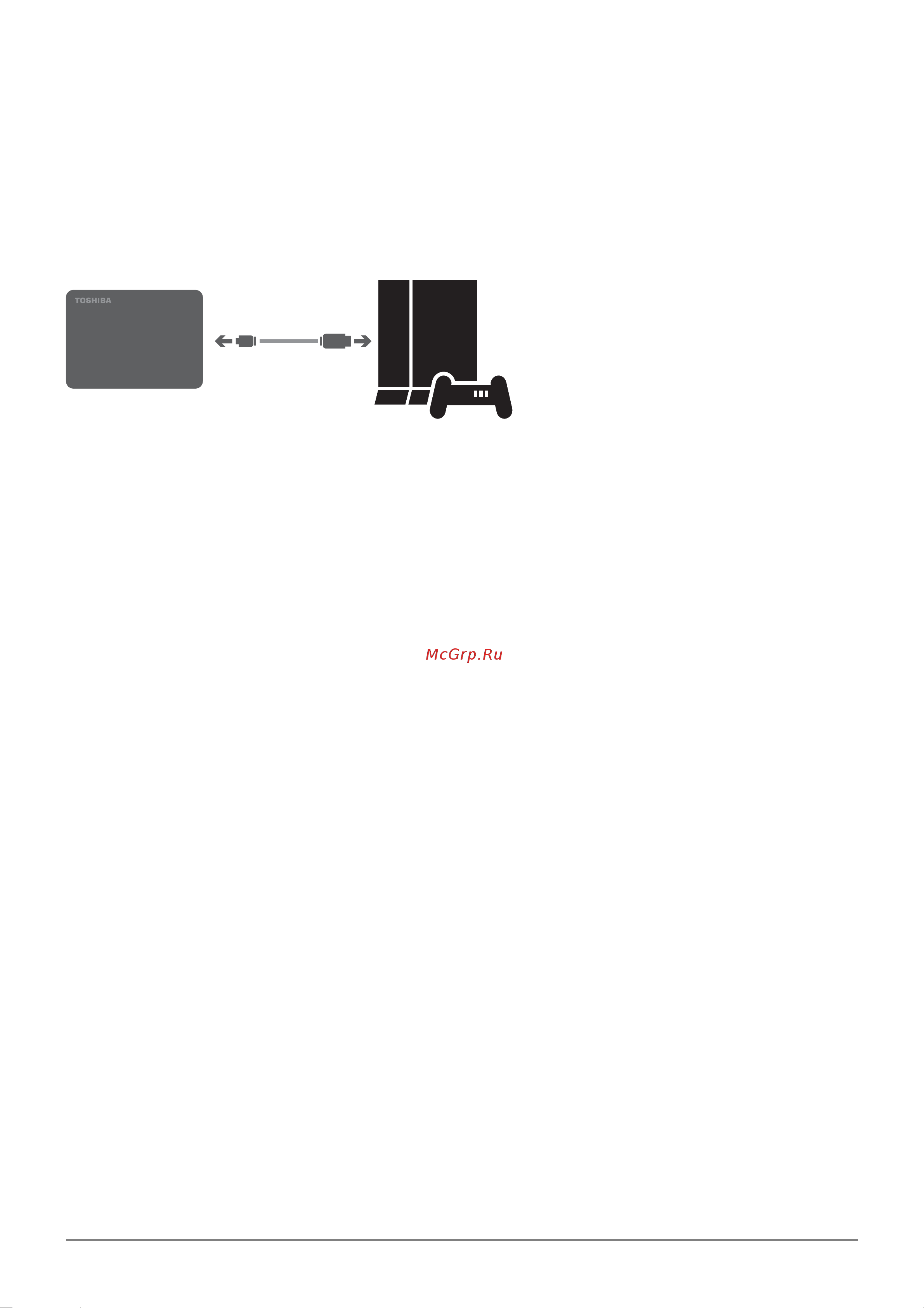 Toshiba Canvio Gaming HDTX120EK3AA [4/162] Connecting the drive to your compatible device