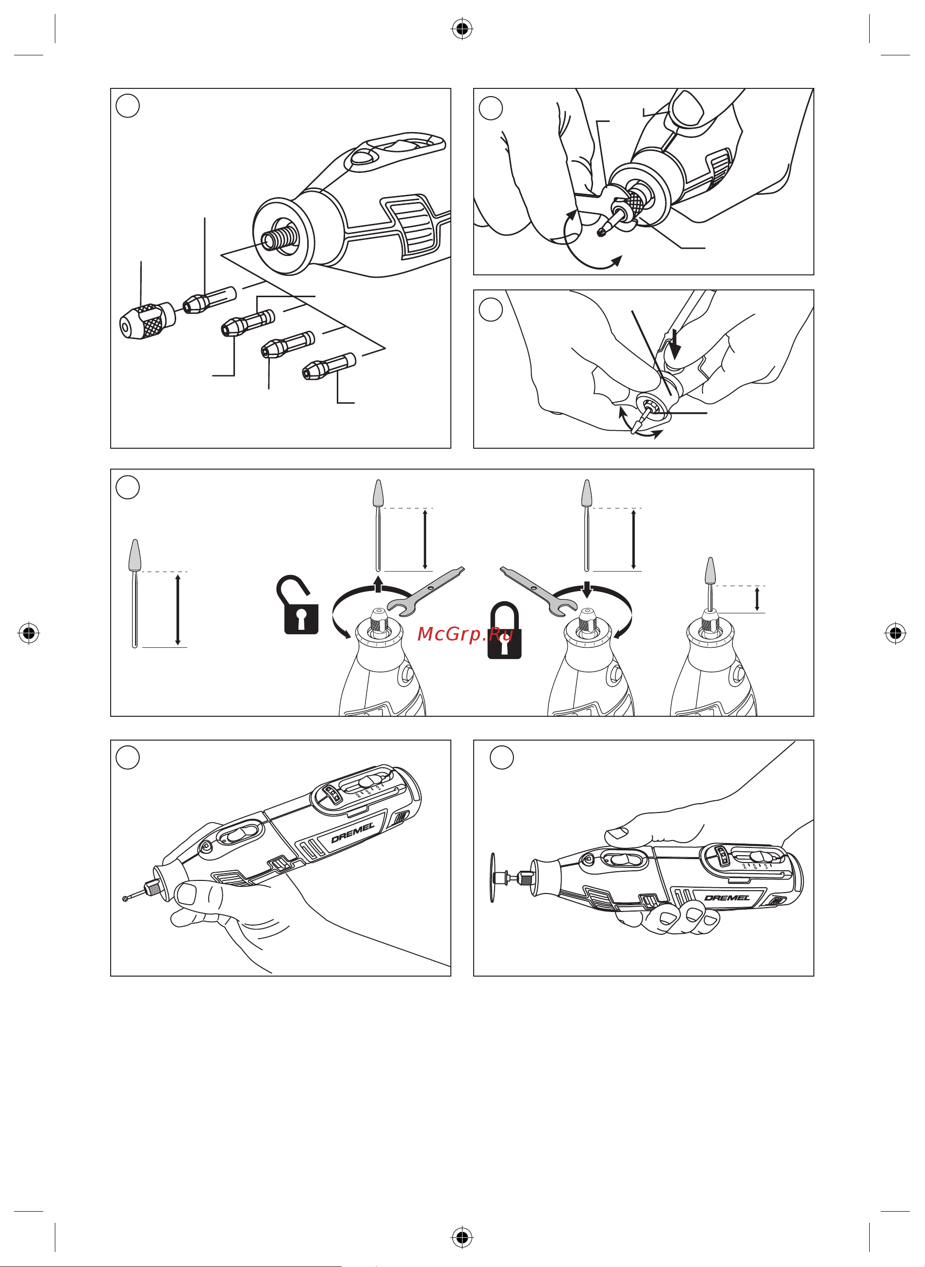 Dremel 8220 5/65 RUS F0138220JN Инструкция по эксплуатации онлайн [3/56] 672216