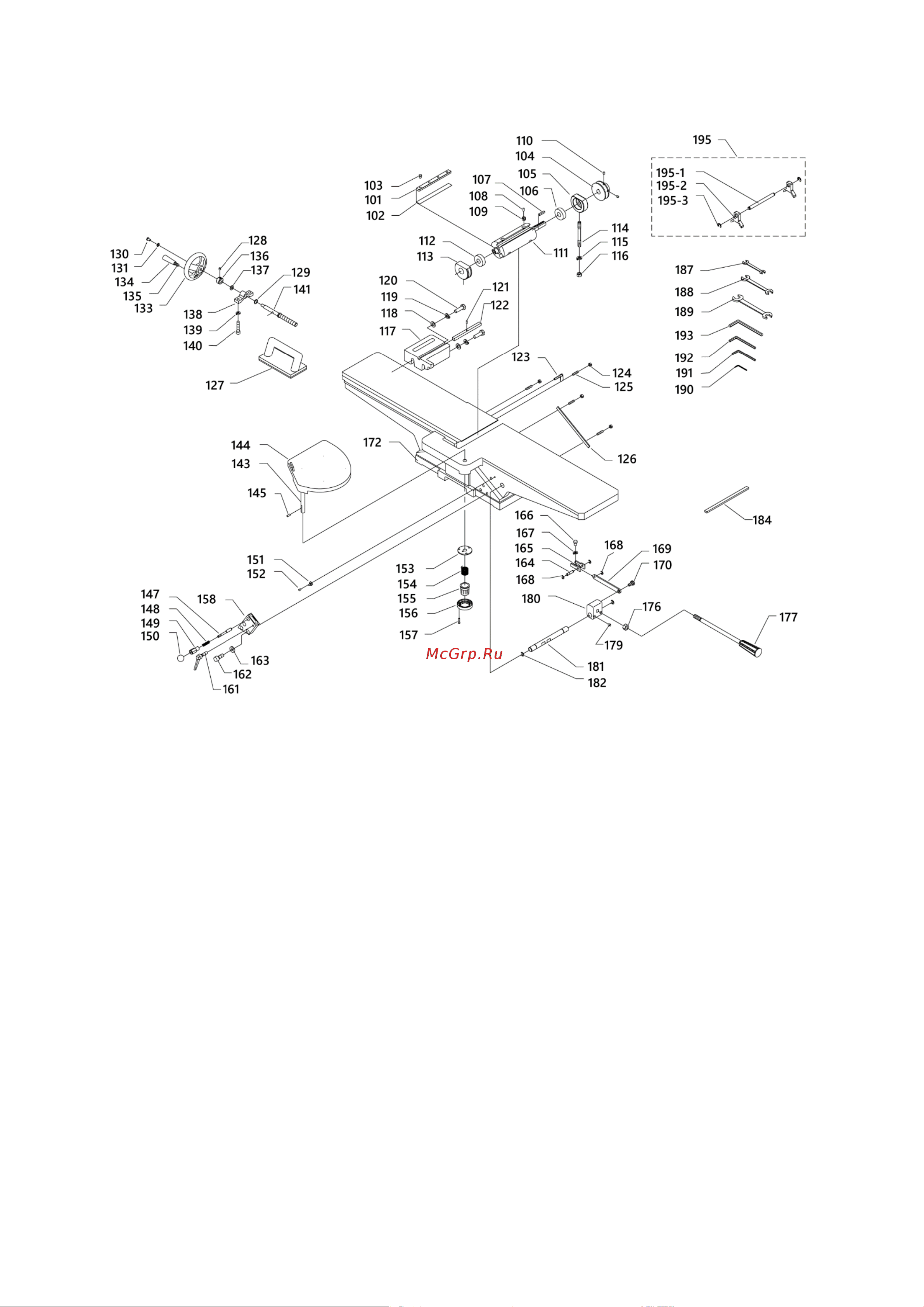 Белмаш J155/1170AH [31/39] Спецификация станка для модели belmash j155 1170a
