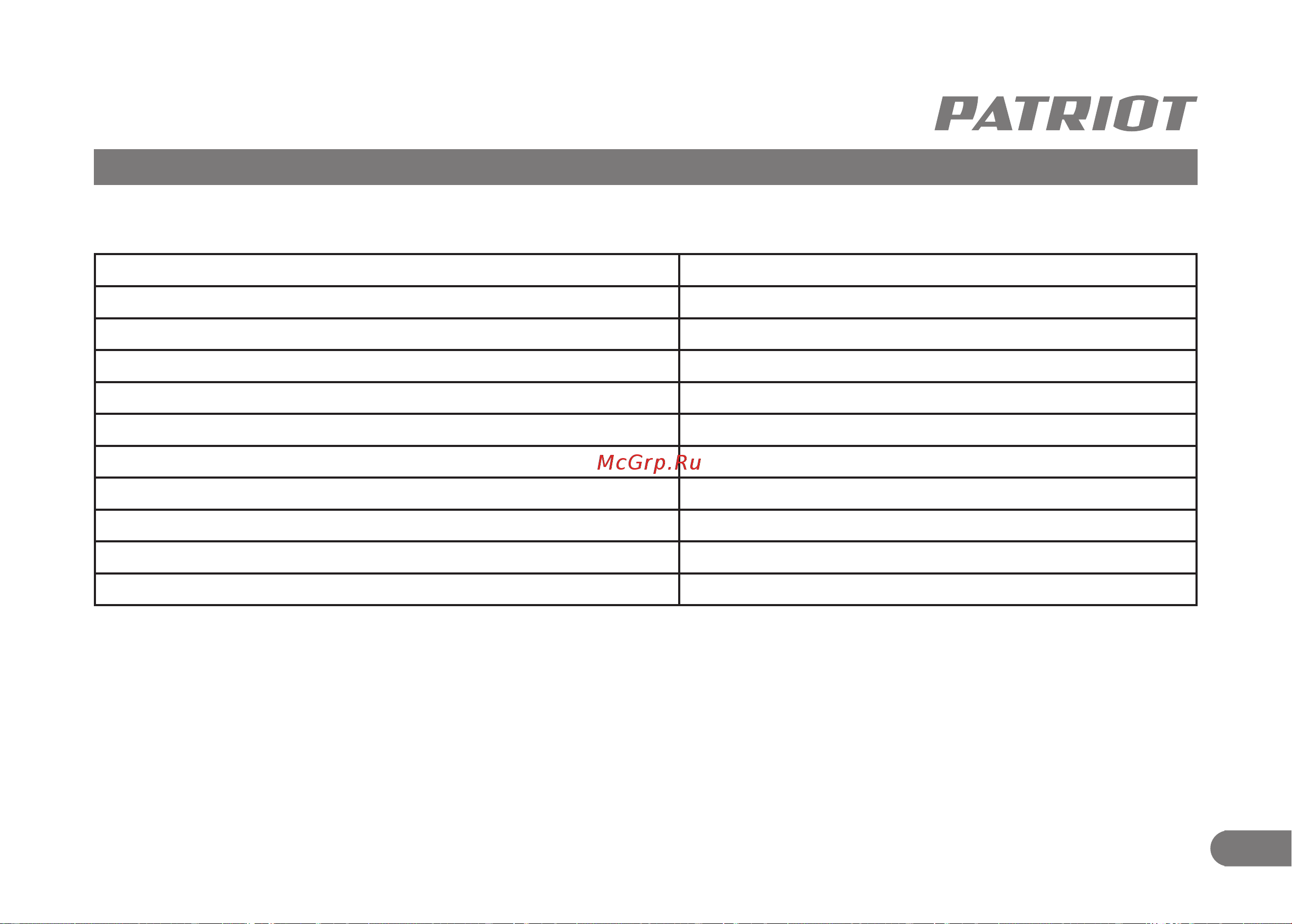 Patriot ESP 1614, 1500 Вт, 220301614 [25/32] Техникалық сипаттамалары