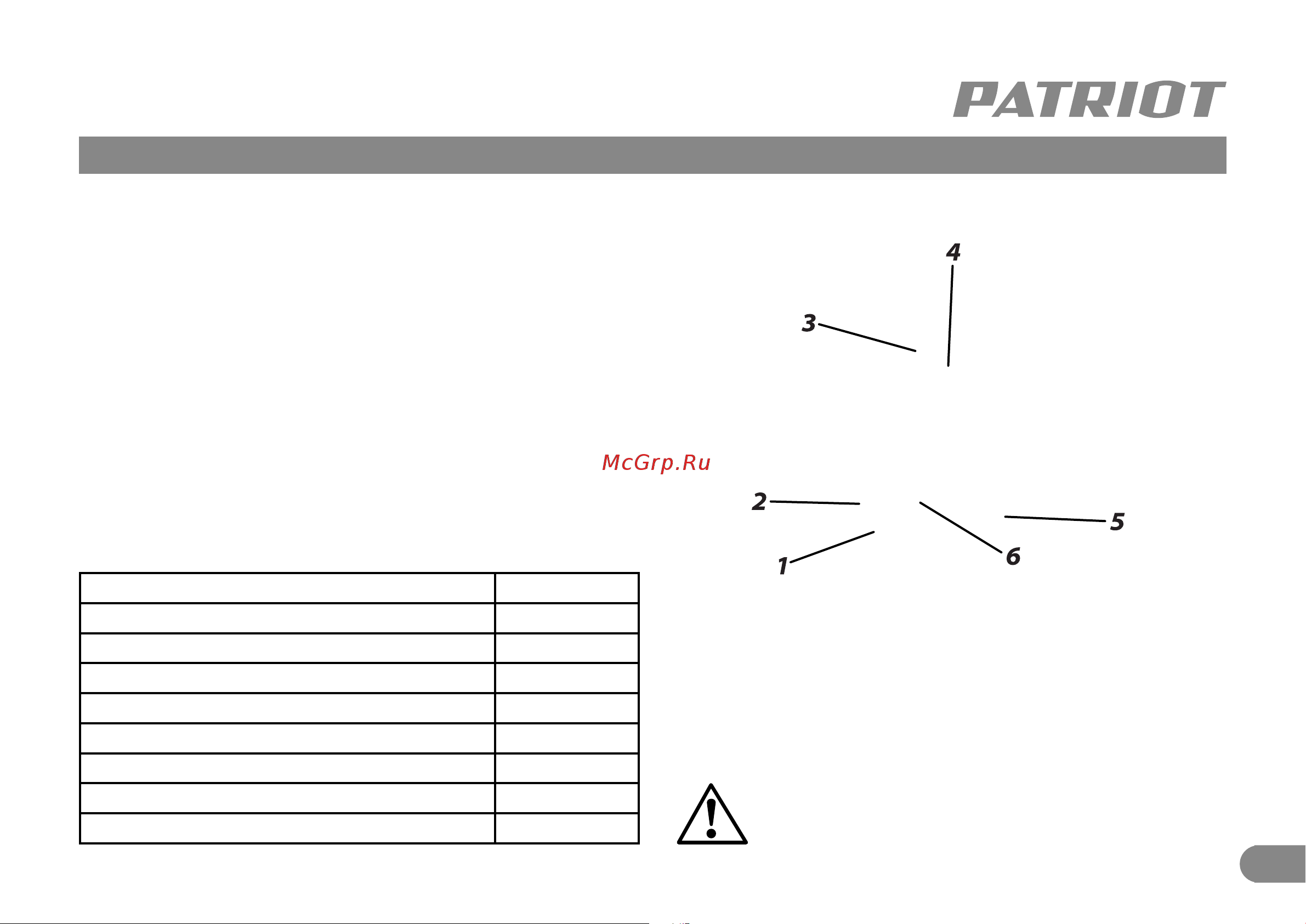 Patriot LS 500UES без акк. и з.у Инструкция по эксплуатации онлайн [4/9] 668493