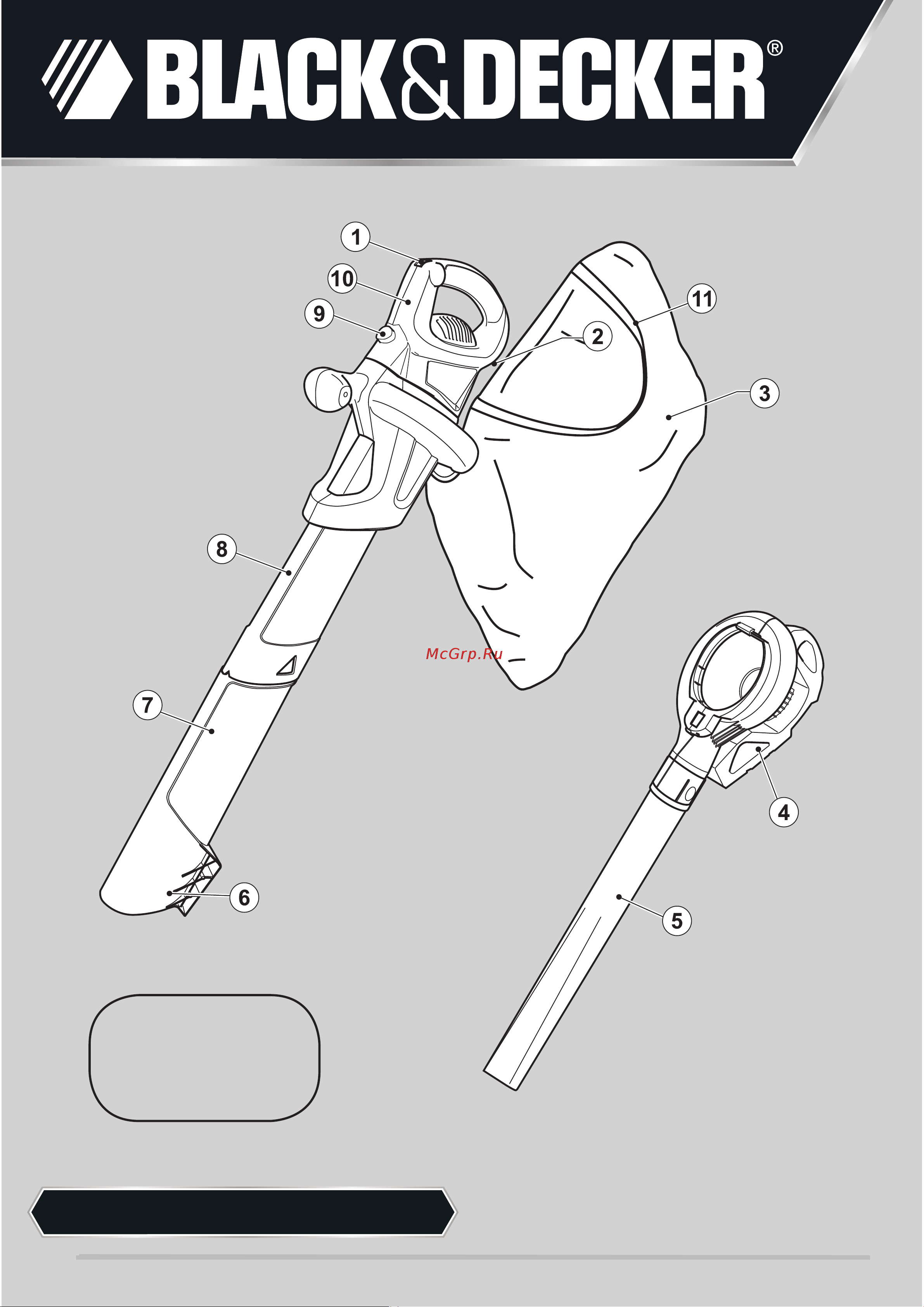 BLACK & DECKER GW2200 Инструкция по эксплуатации онлайн
