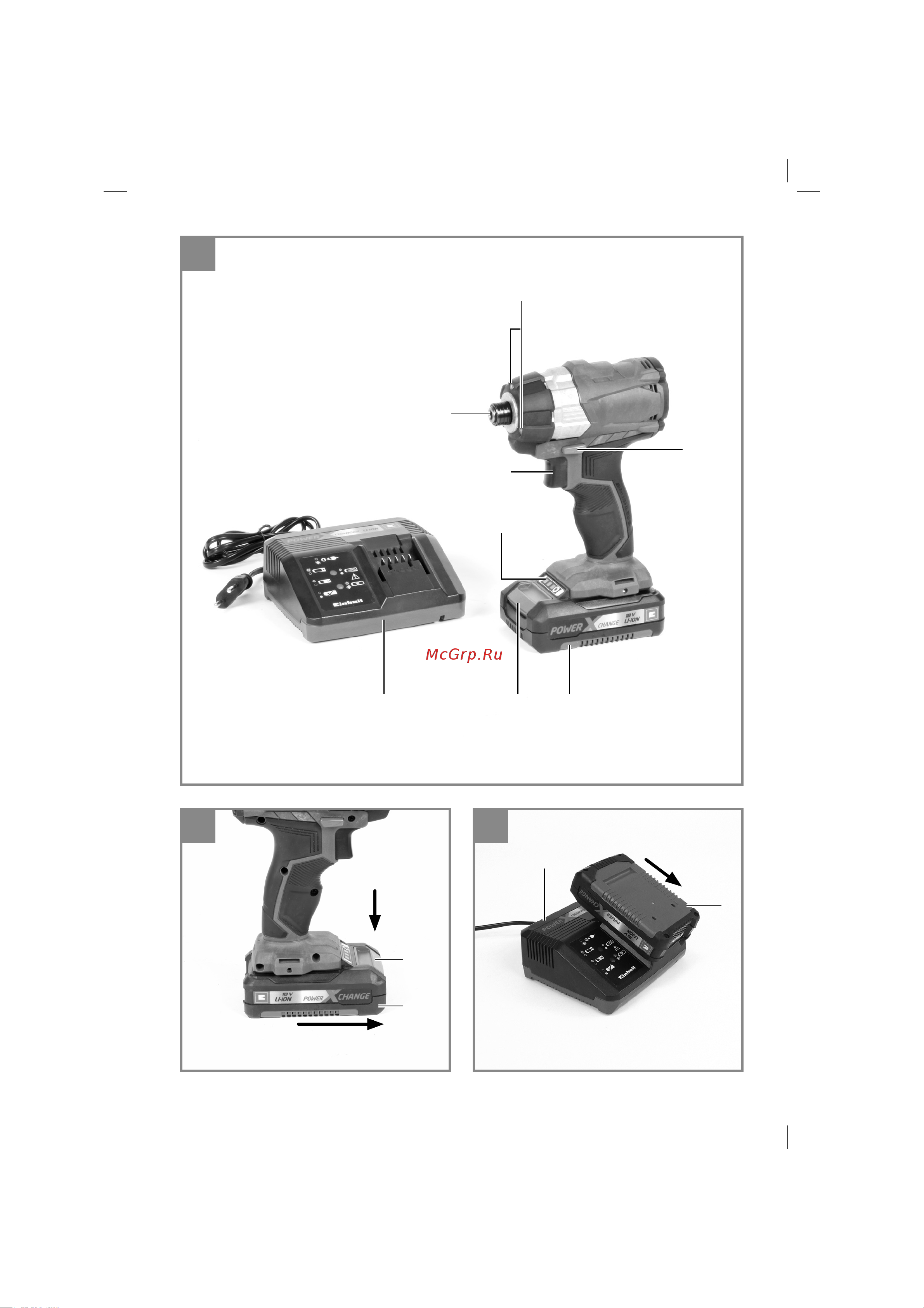 Einhell PXC TE-CI 18 Li Brushless-Solo (4510030) без акк. и з.у Инструкция по эксплуатации онлайн [2/180] 668768