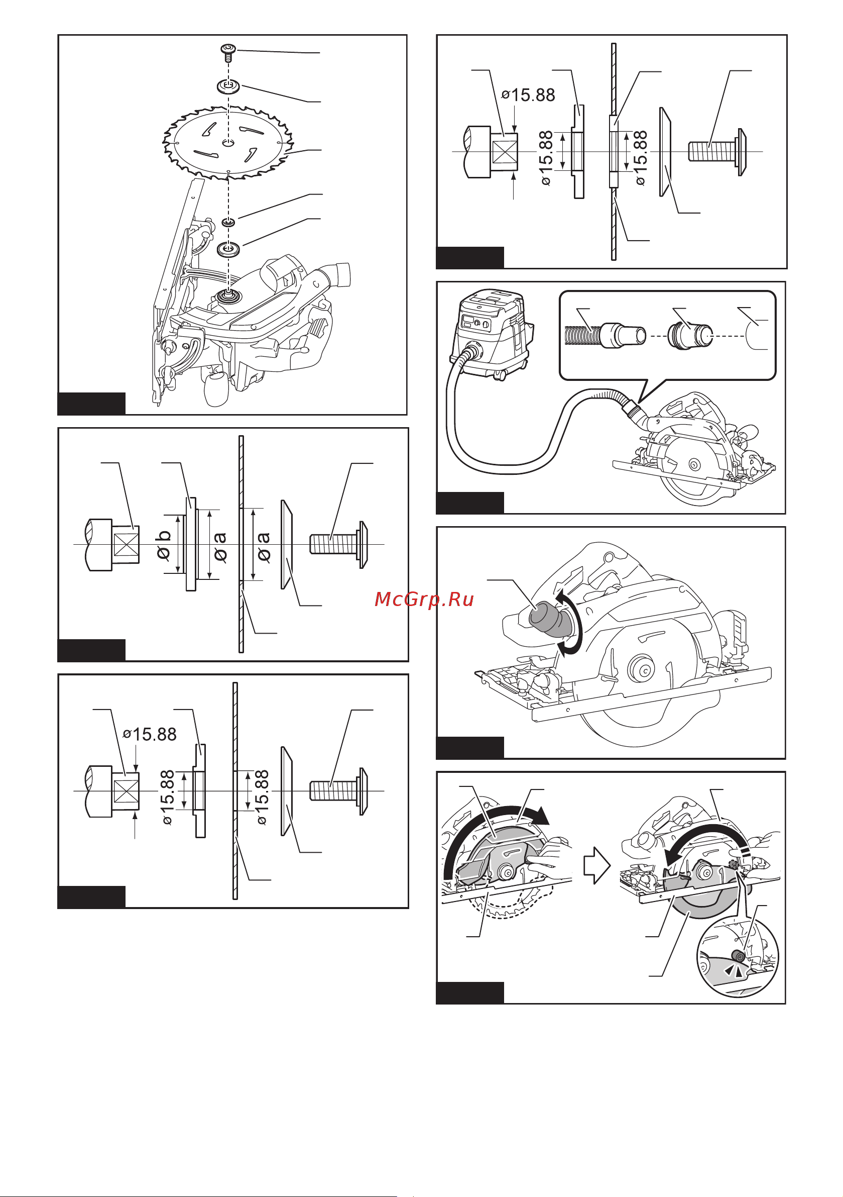 Makita DHS900ZU без акк. и з.у Инструкция по эксплуатации онлайн [5/64] 668778