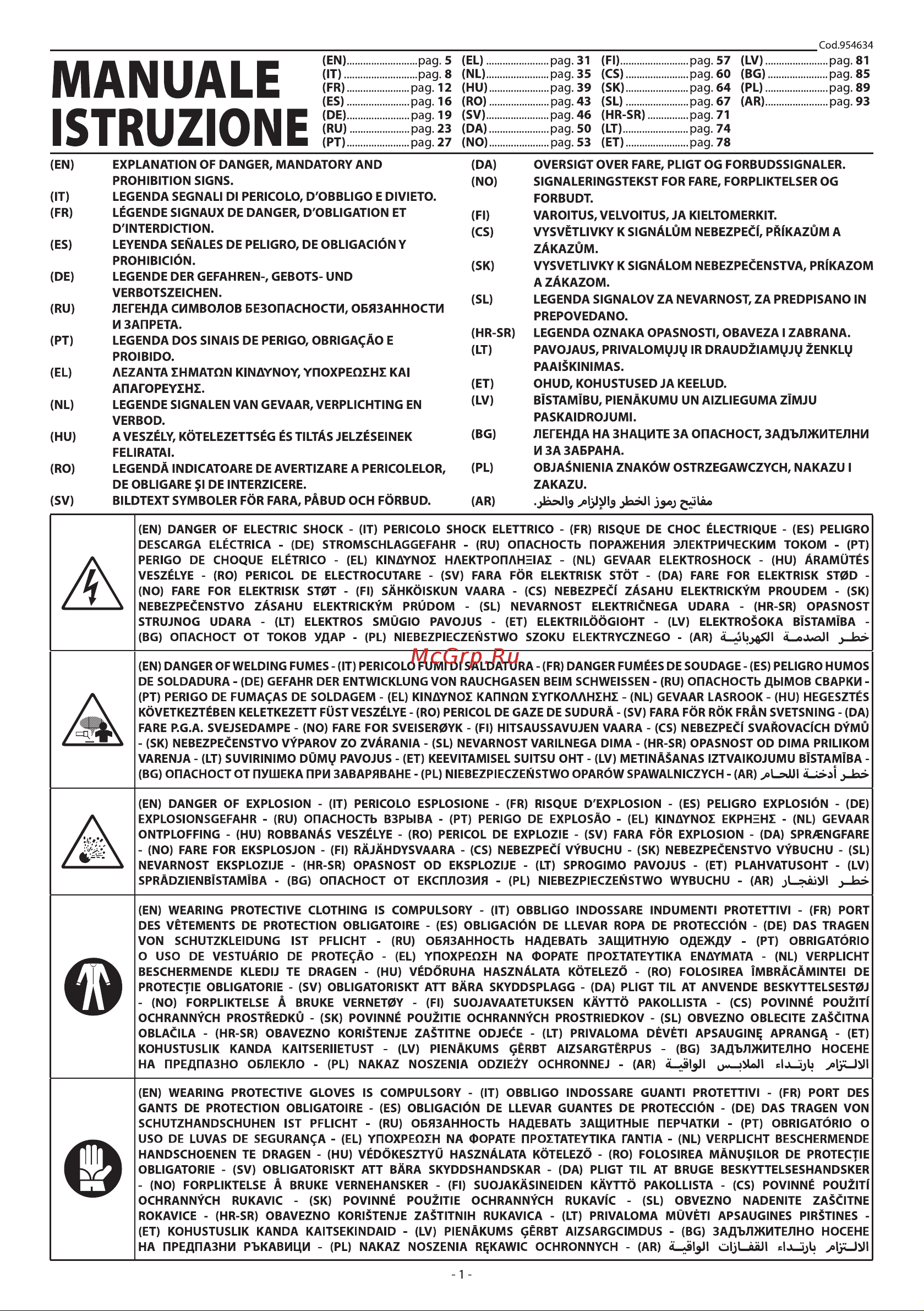 Telwin TECHNOLOGY 236 XT+ACX+ALU C.CASE (816251) Инструкция по эксплуатации онлайн