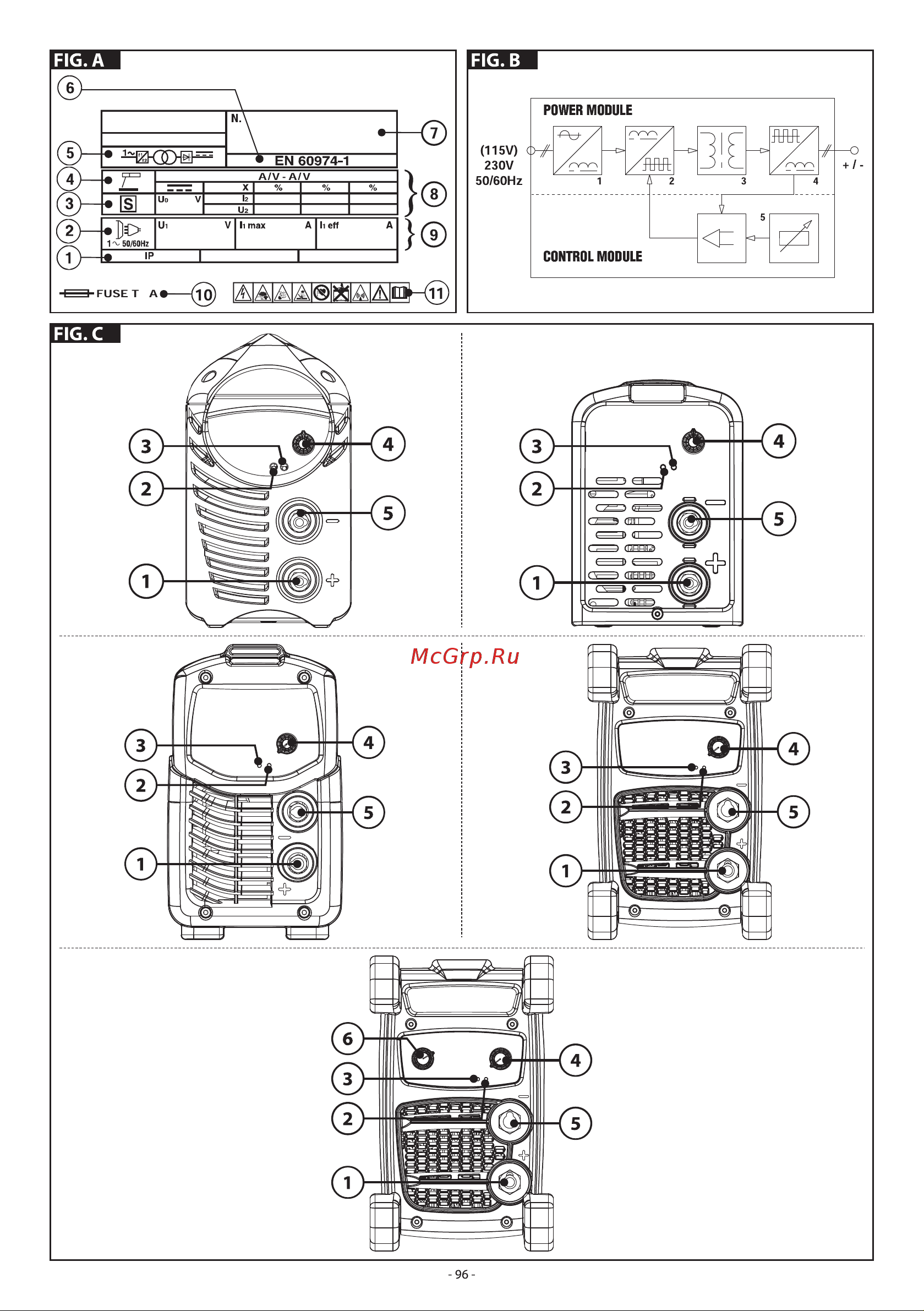 Telwin TECHNOLOGY 236 XT+ACX+ALU C.CASE (816251) Инструкция по эксплуатации онлайн [10/18] 668803