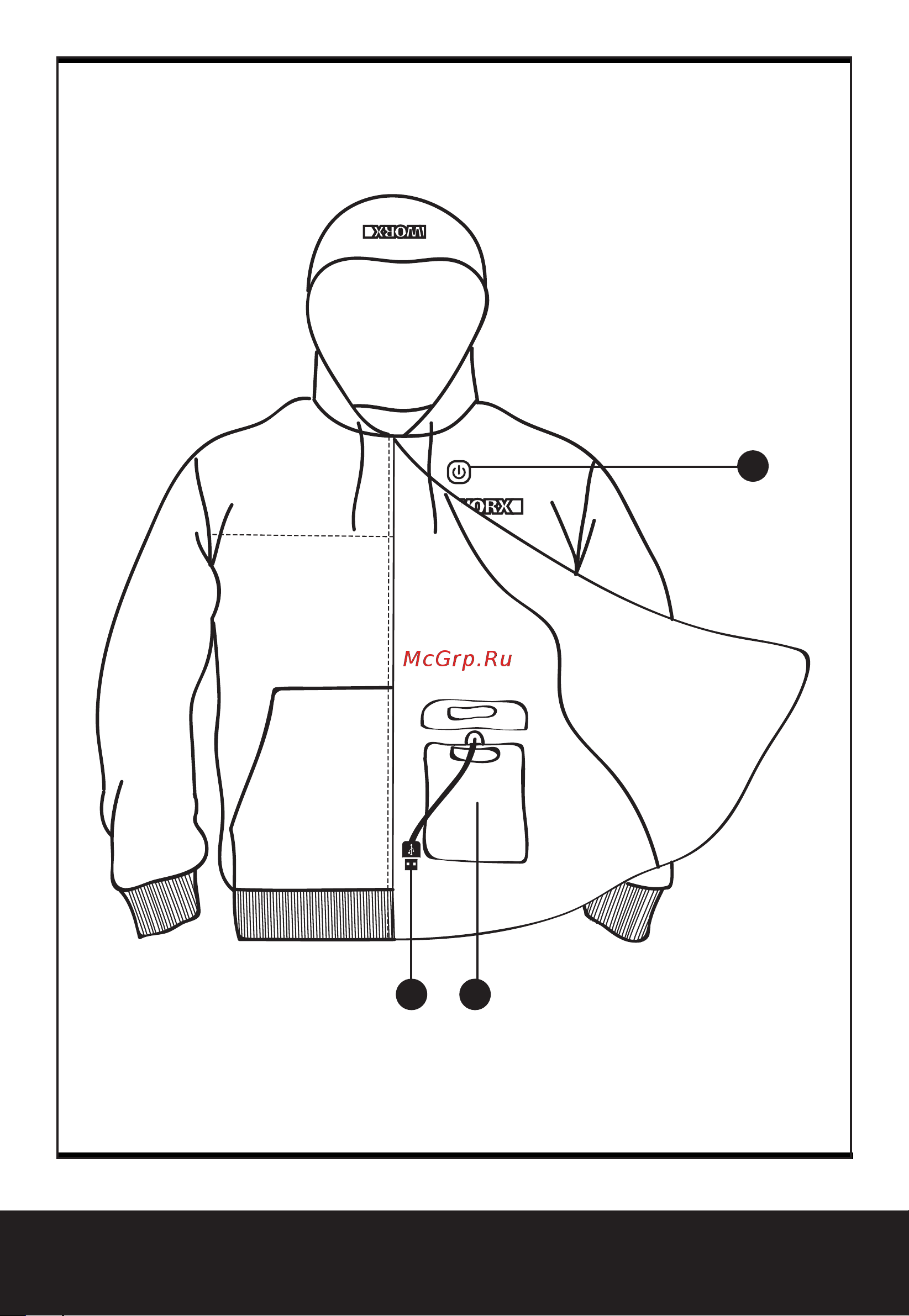 Worx WA4660 Black 4XL Инструкция по эксплуатации онлайн [2/5] 668945