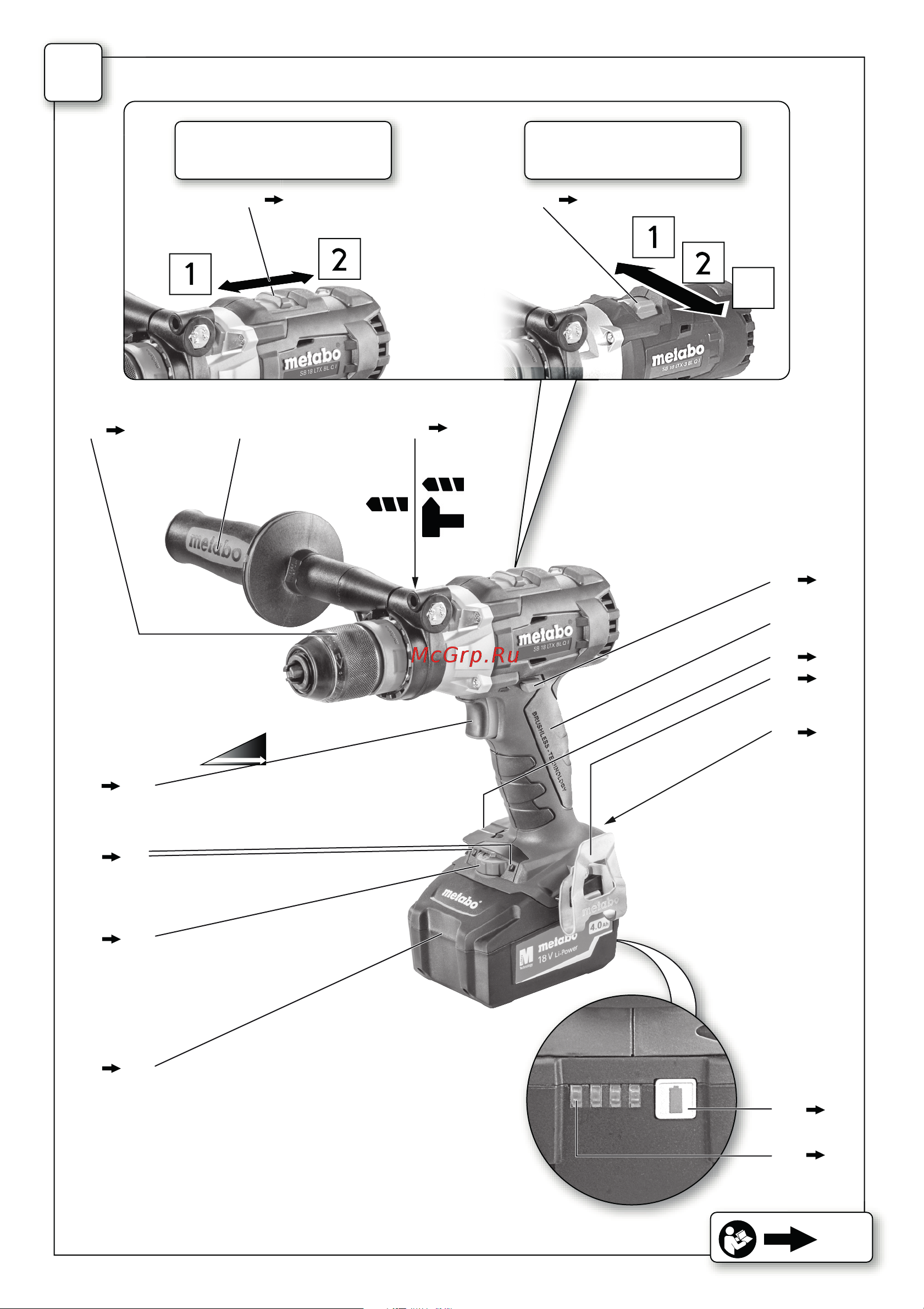 Metabo SB 18 LTX BL Q I (602361840), без АКБ и ЗУ [2/80] Ltx bl