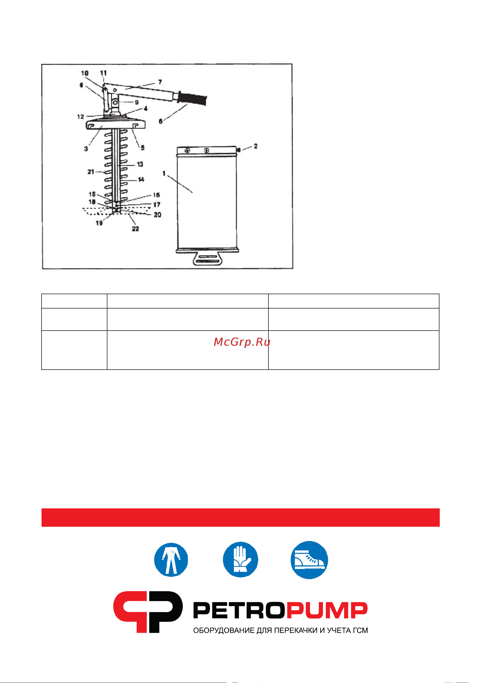 PETROPUMP PP210013 Инструкция по эксплуатации онлайн